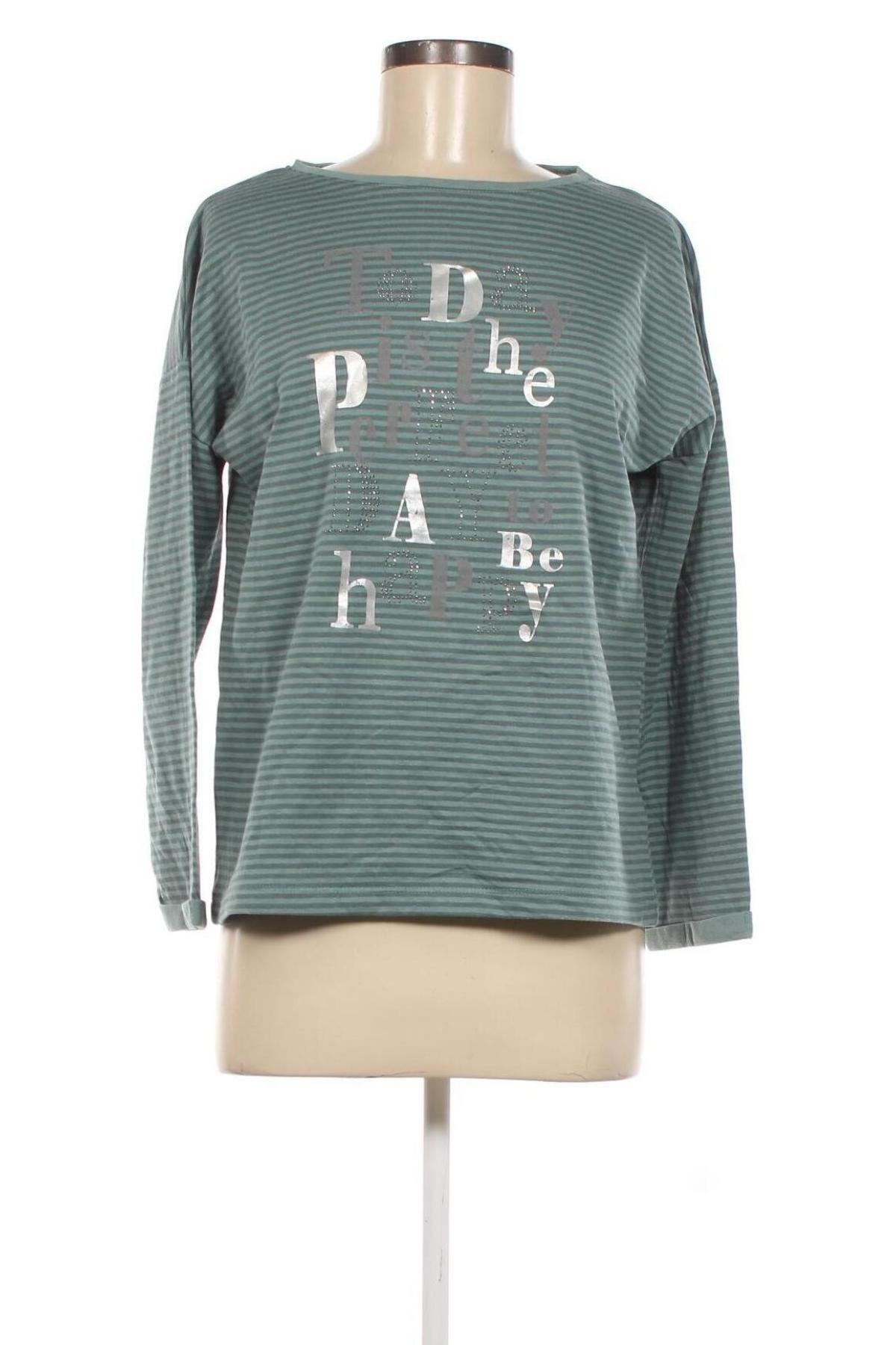 Γυναικεία μπλούζα Adagio, Μέγεθος M, Χρώμα Πράσινο, Τιμή 2,94 €