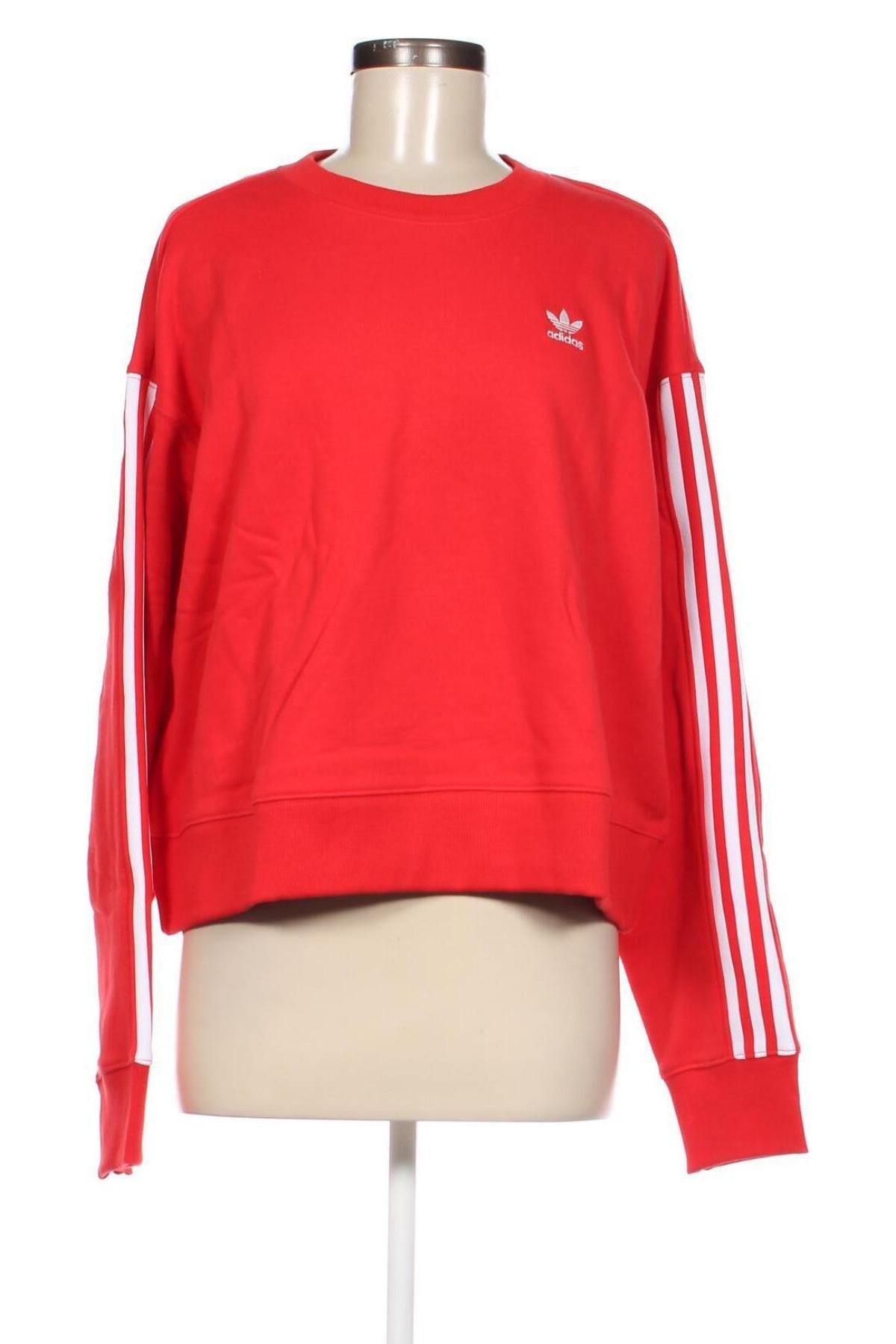 Дамска блуза Adidas Originals, Размер XL, Цвят Червен, Цена 77,00 лв.