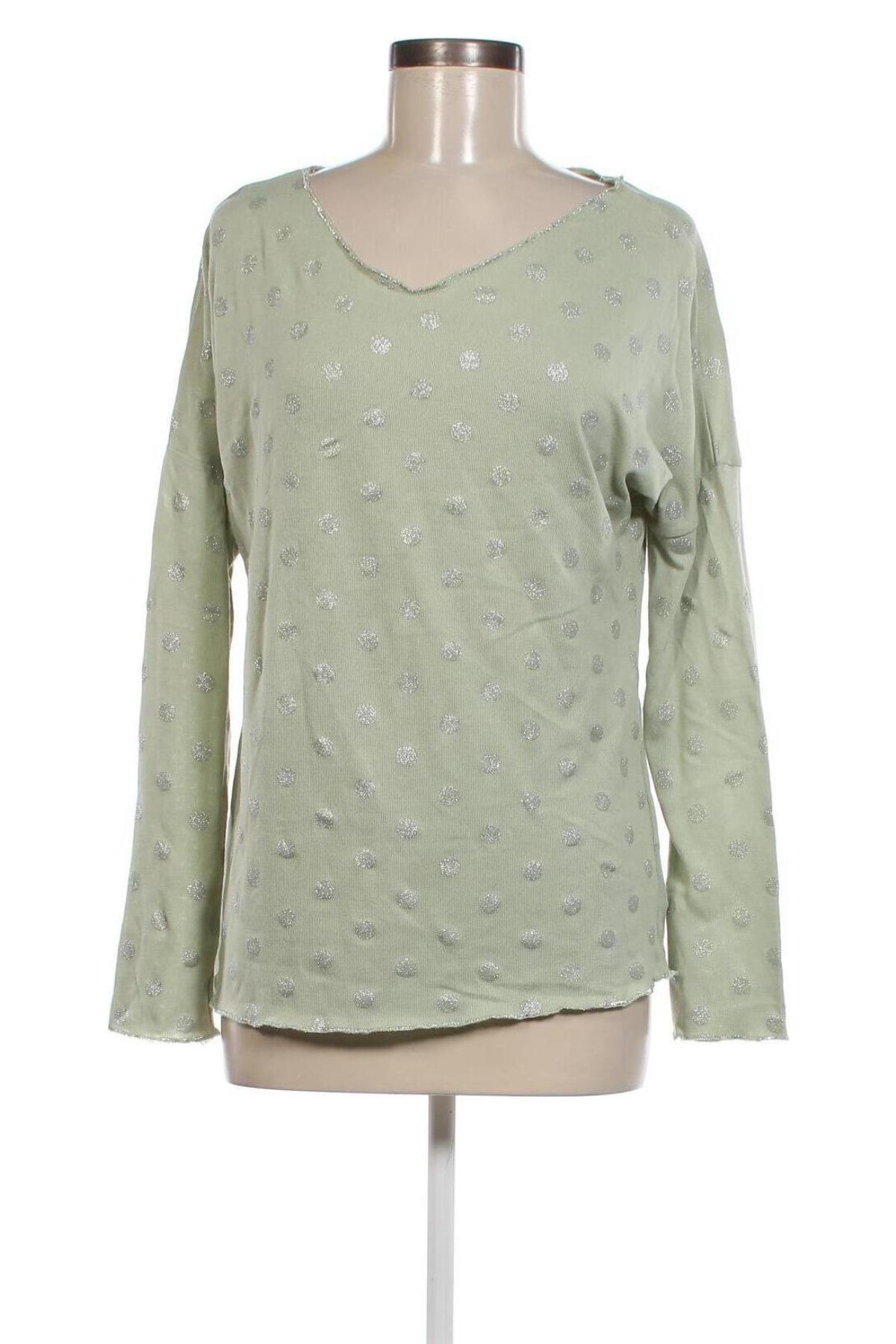 Дамска блуза Blind Date, Размер M, Цвят Зелен, Цена 3,61 лв.