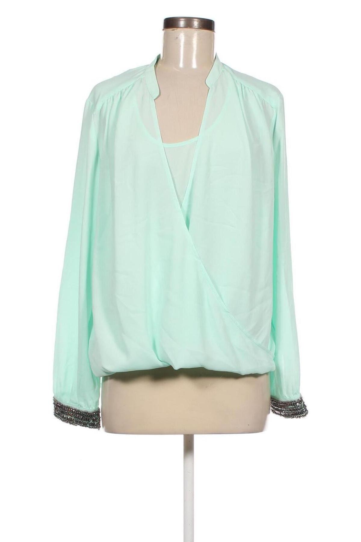 Дамска блуза Bpc Bonprix Collection, Размер XL, Цвят Зелен, Цена 9,88 лв.