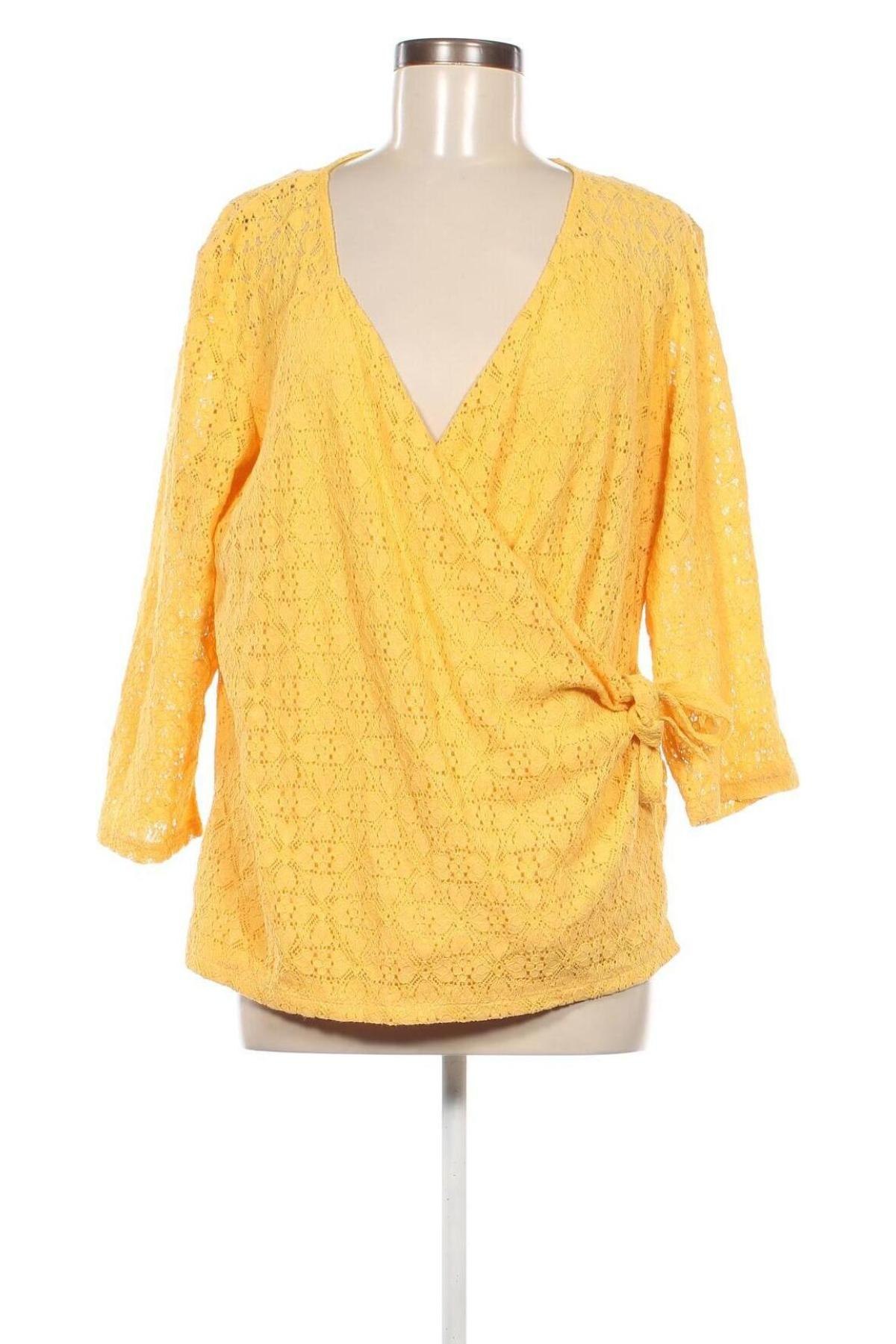 Γυναικεία μπλούζα Breal, Μέγεθος XL, Χρώμα Κίτρινο, Τιμή 8,68 €