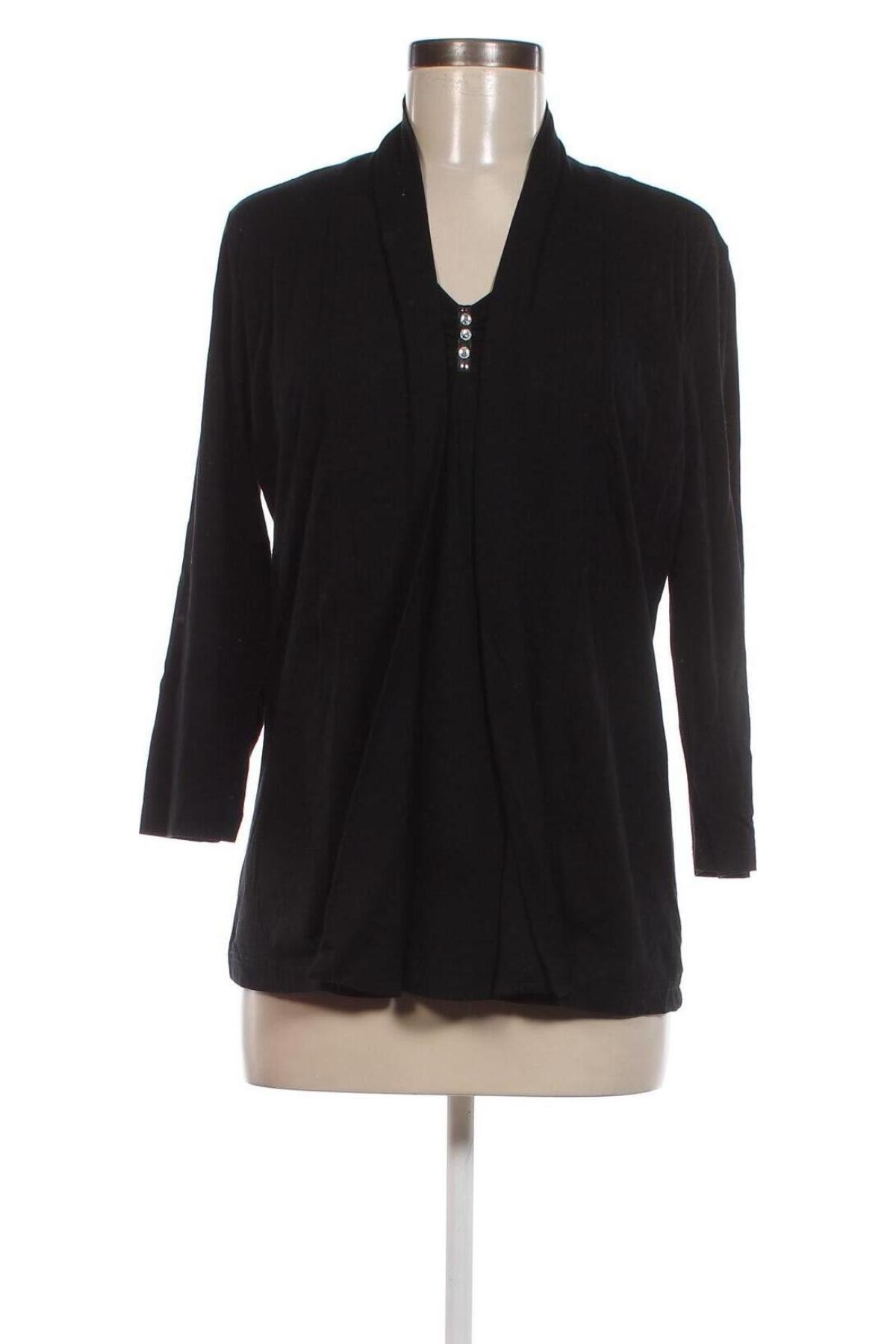 Γυναικεία μπλούζα Gerry Weber, Μέγεθος M, Χρώμα Μαύρο, Τιμή 11,88 €