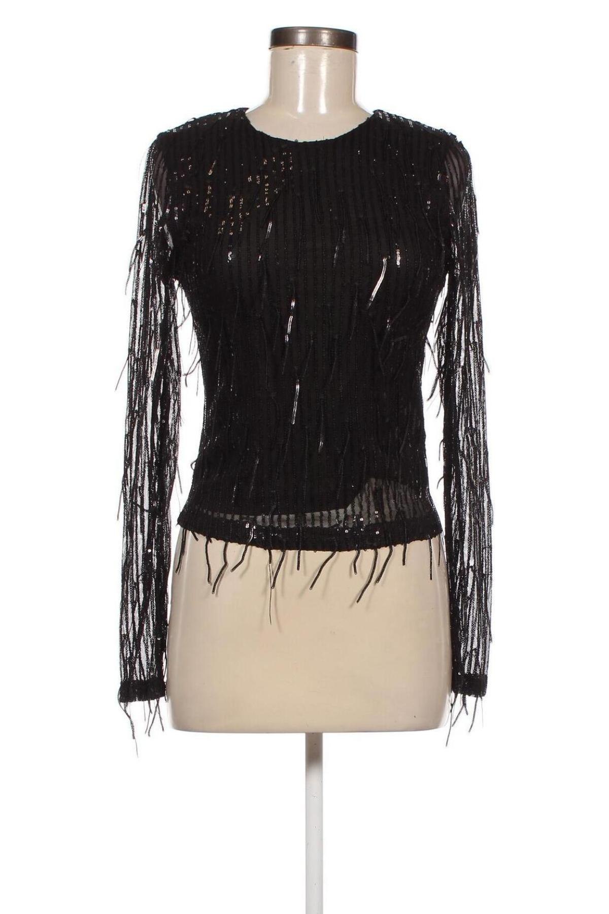 Γυναικεία μπλούζα Gestuz, Μέγεθος S, Χρώμα Μαύρο, Τιμή 47,30 €