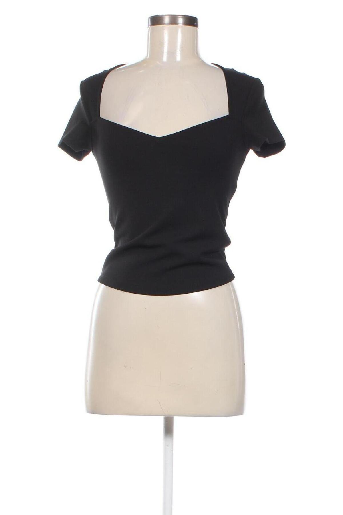 Damen Shirt Gina Tricot, Größe XXS, Farbe Schwarz, Preis € 4,74