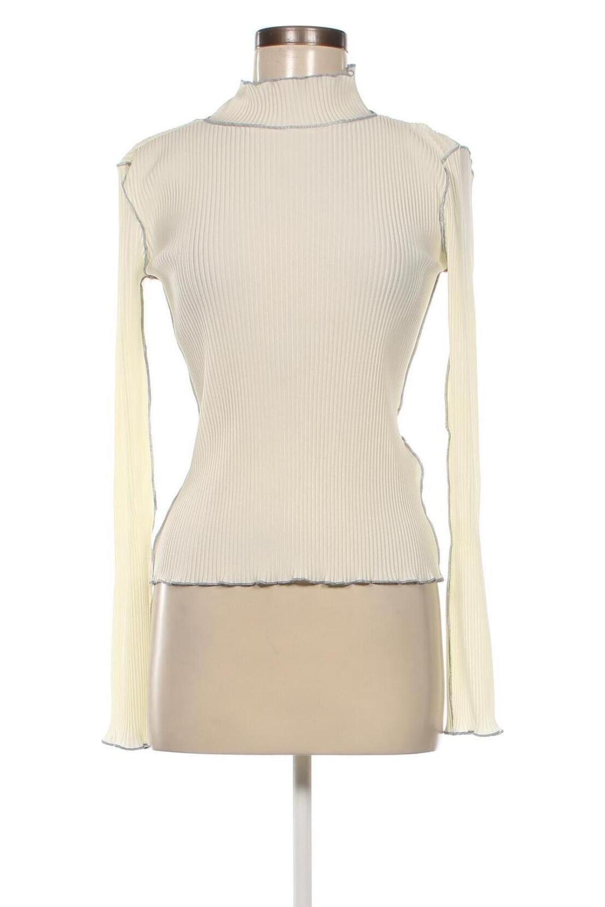 Γυναικεία μπλούζα Gina Tricot, Μέγεθος XS, Χρώμα Εκρού, Τιμή 7,11 €