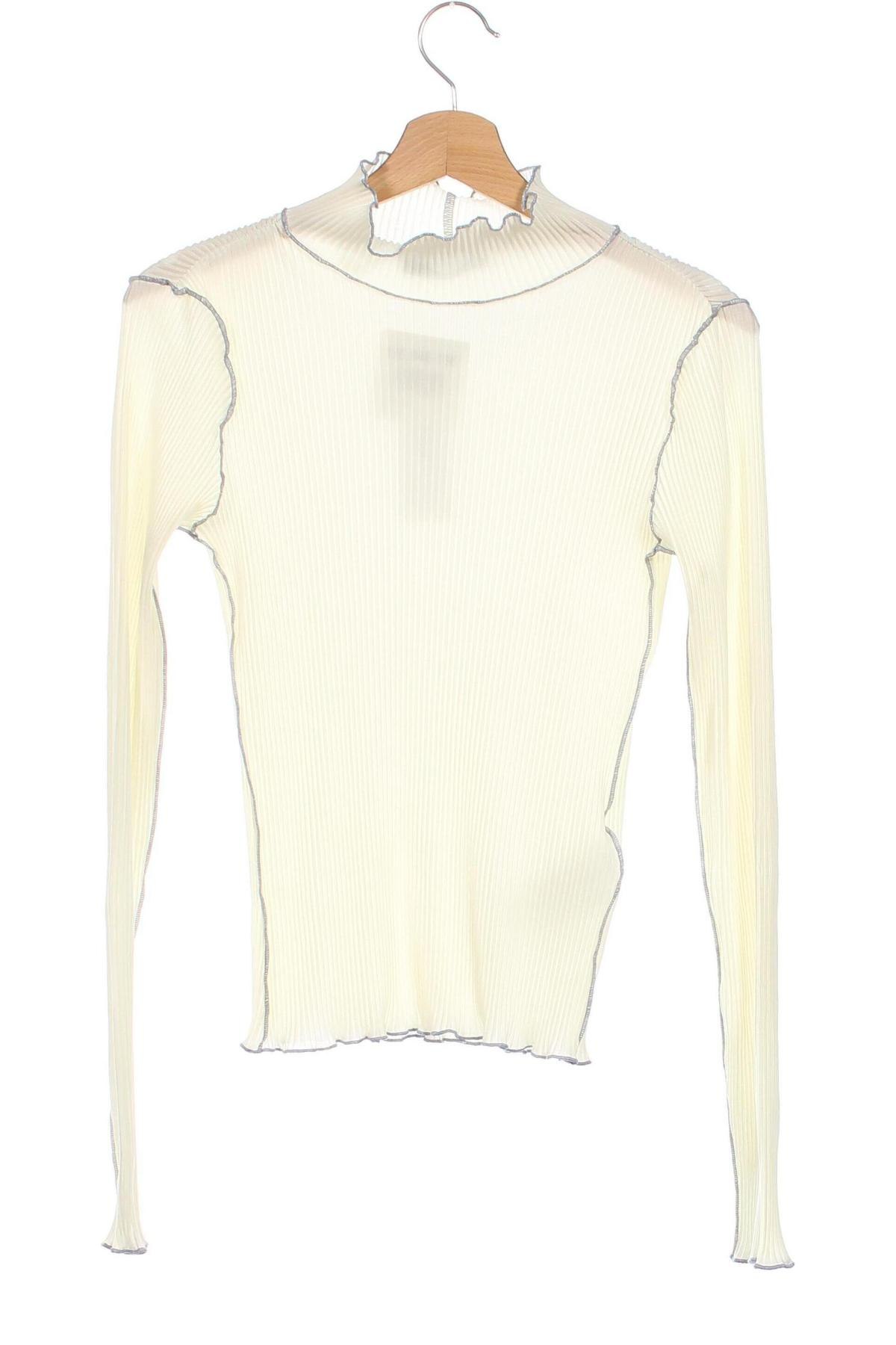 Γυναικεία μπλούζα Gina Tricot, Μέγεθος XS, Χρώμα Εκρού, Τιμή 3,56 €