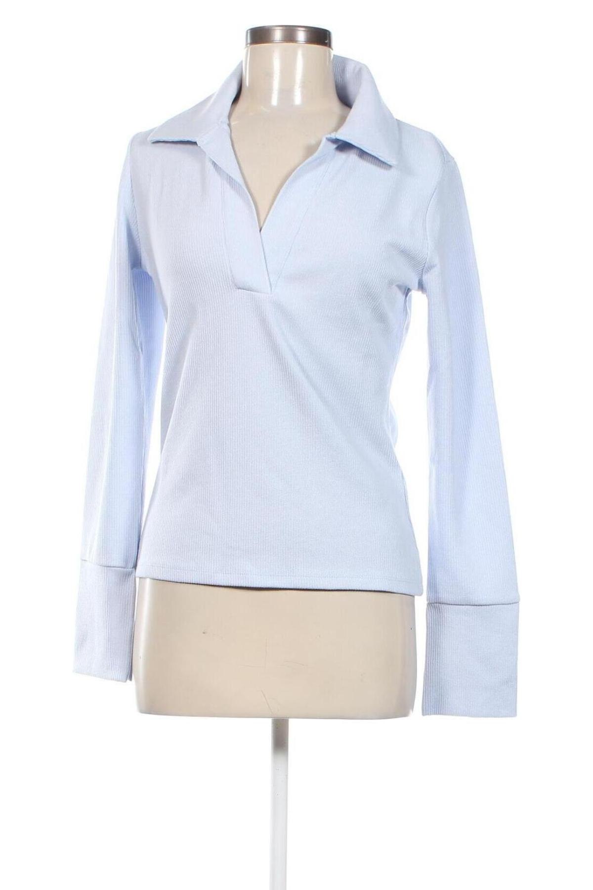 Γυναικεία μπλούζα Gina Tricot, Μέγεθος XL, Χρώμα Μπλέ, Τιμή 5,45 €