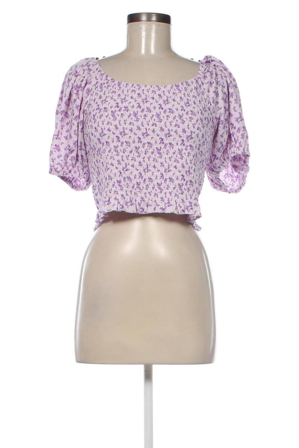 Дамска блуза Gina Tricot, Размер XL, Цвят Лилав, Цена 7,36 лв.