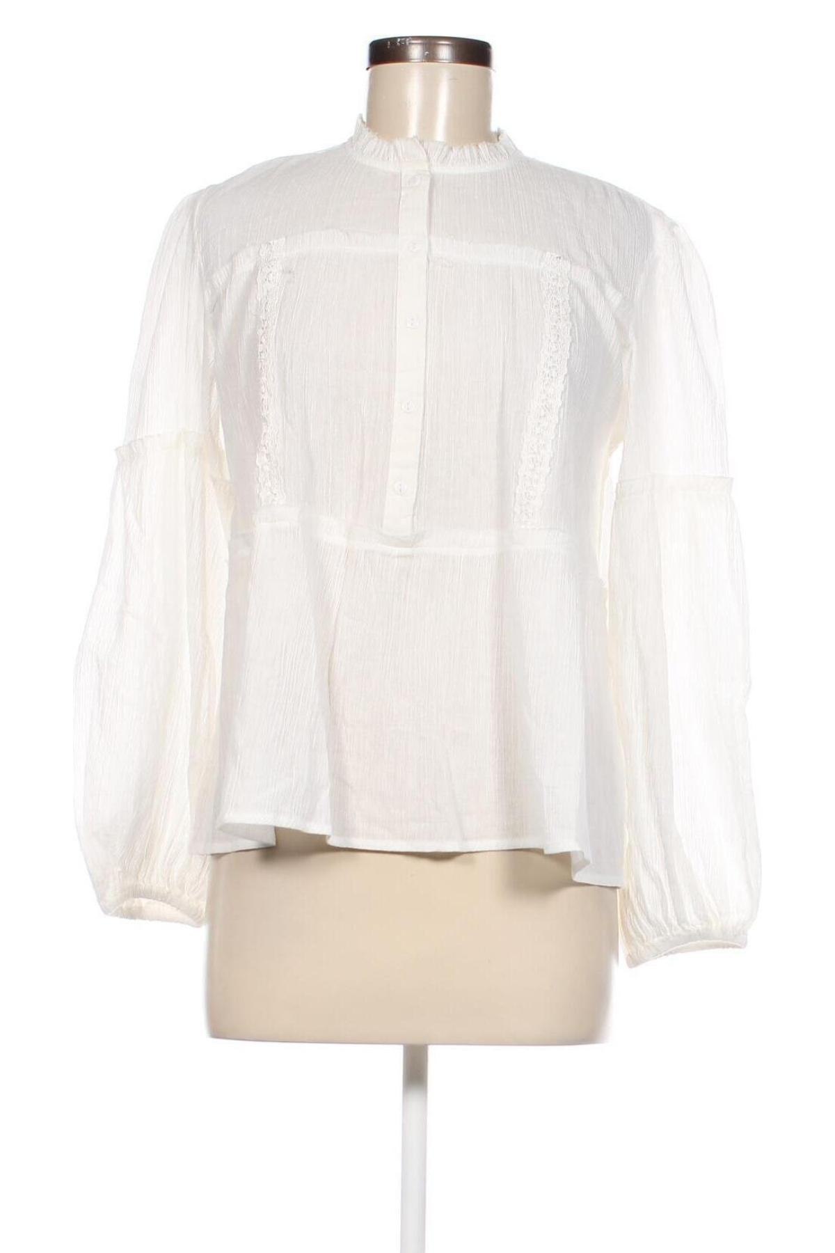 Γυναικεία μπλούζα Guido Maria Kretschmer for About You, Μέγεθος M, Χρώμα Λευκό, Τιμή 19,85 €