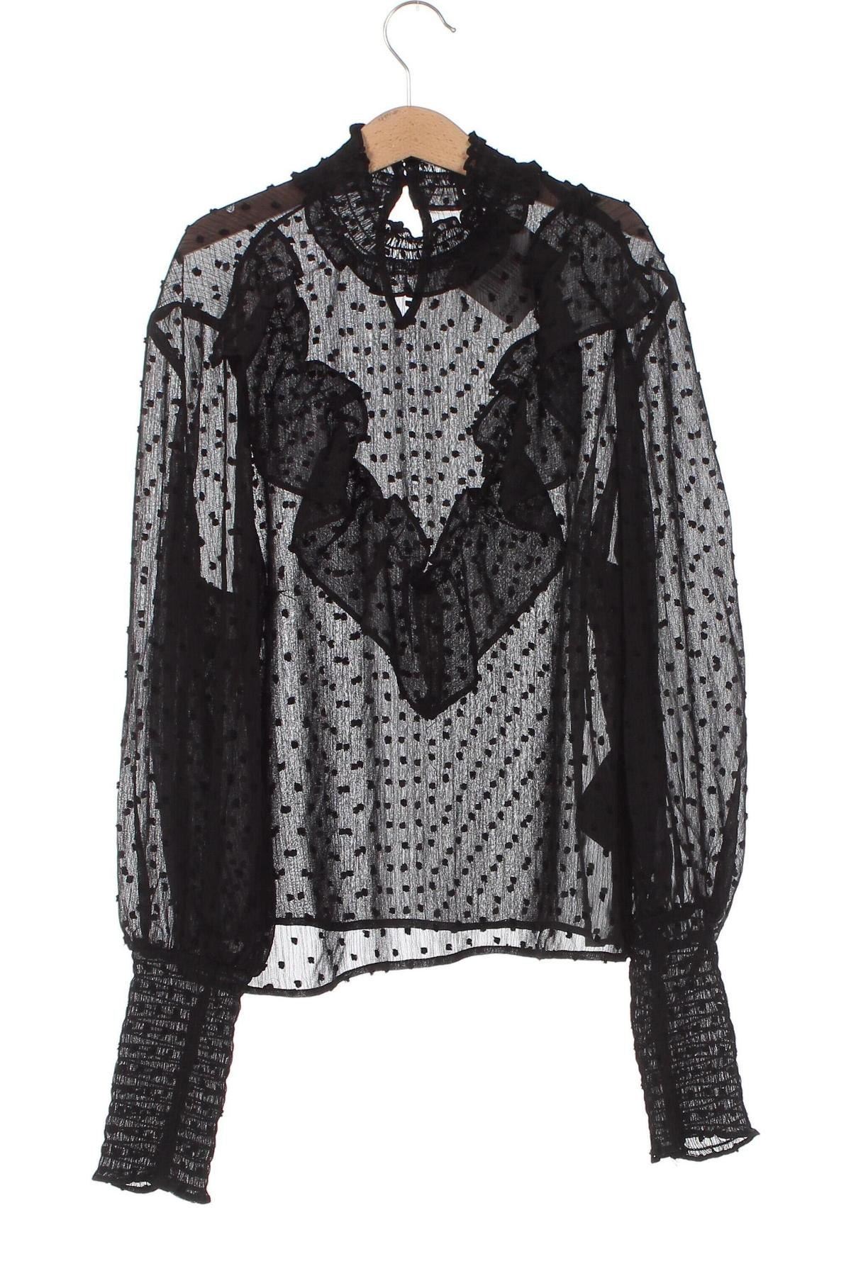 Γυναικεία μπλούζα H&M Divided, Μέγεθος XS, Χρώμα Μαύρο, Τιμή 10,00 €