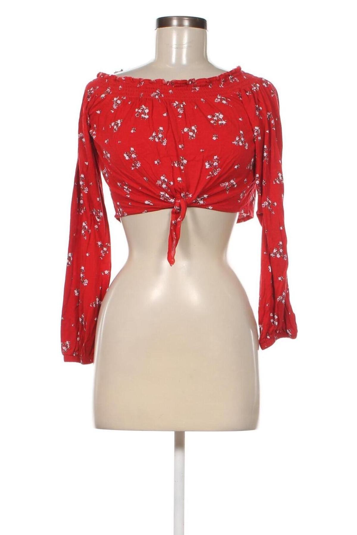 Γυναικεία μπλούζα H&M Divided, Μέγεθος L, Χρώμα Κόκκινο, Τιμή 2,47 €