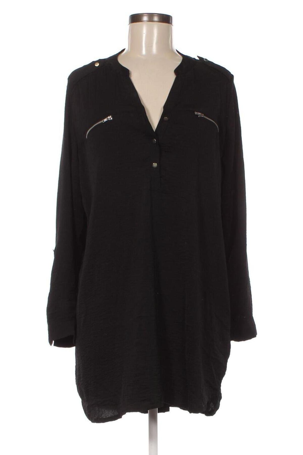 Дамска блуза H&M Divided, Размер XL, Цвят Черен, Цена 19,00 лв.