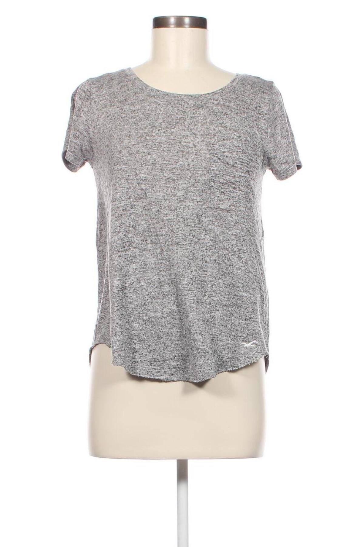 Γυναικεία μπλούζα Hollister, Μέγεθος S, Χρώμα Γκρί, Τιμή 4,00 €