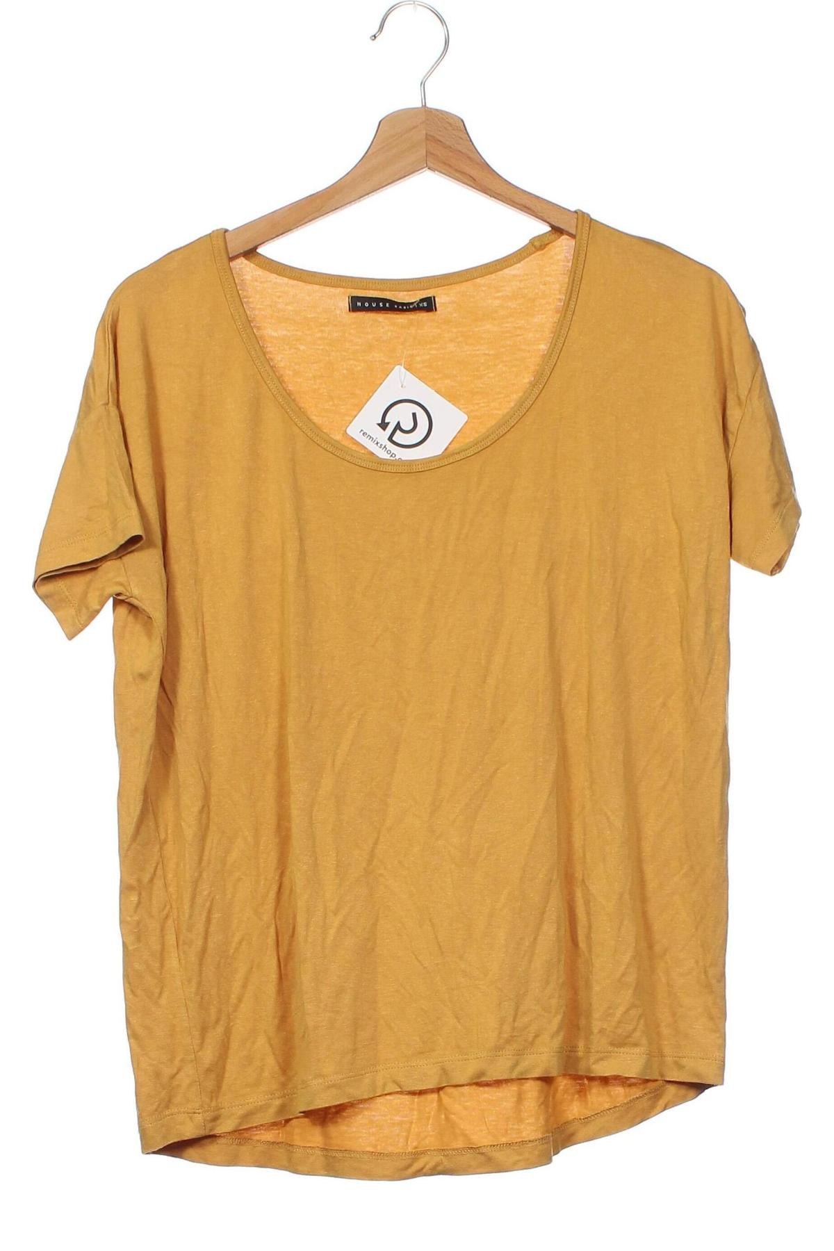 Damen Shirt House, Größe XS, Farbe Gelb, Preis 7,25 €