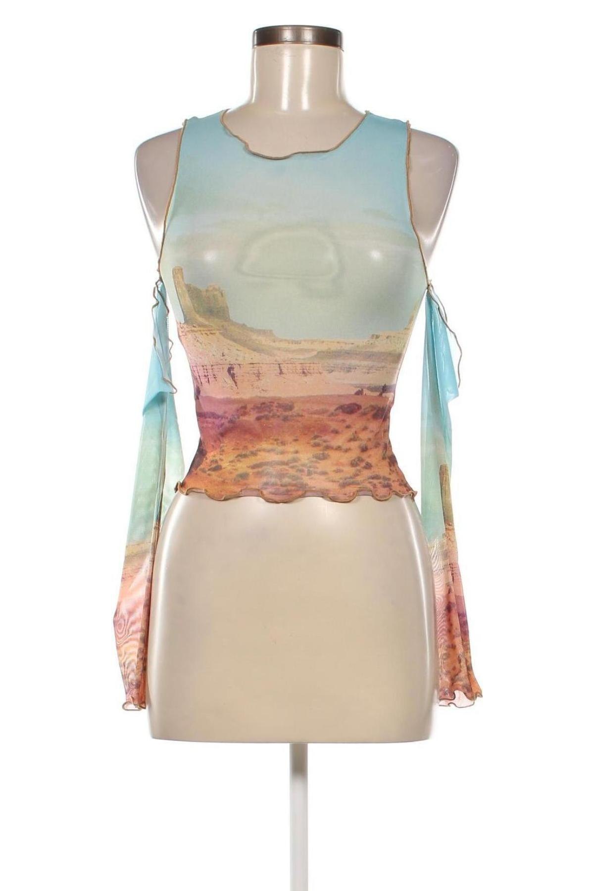 Дамска блуза Jennyfer, Размер M, Цвят Многоцветен, Цена 12,09 лв.