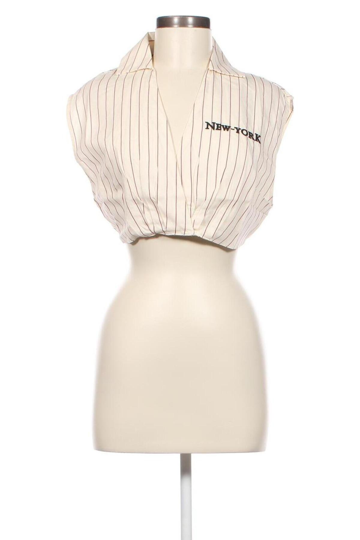 Γυναικεία μπλούζα Jennyfer, Μέγεθος S, Χρώμα Εκρού, Τιμή 5,75 €