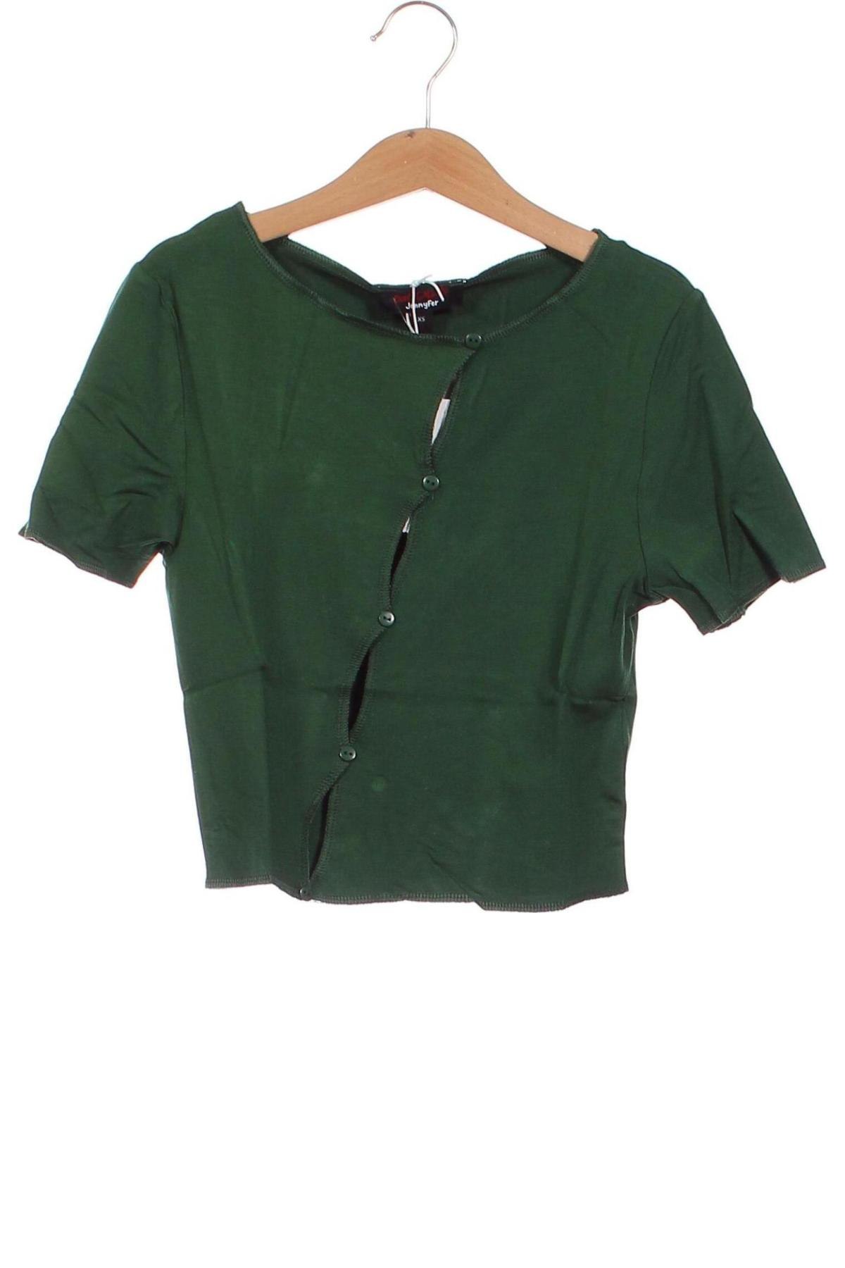 Damen Shirt Jennyfer, Größe XS, Farbe Grün, Preis 2,40 €