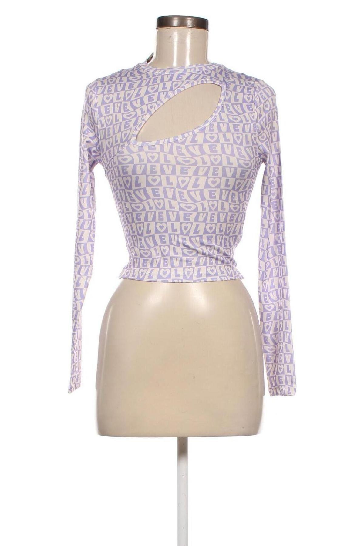Γυναικεία μπλούζα Jennyfer, Μέγεθος XS, Χρώμα Βιολετί, Τιμή 2,40 €