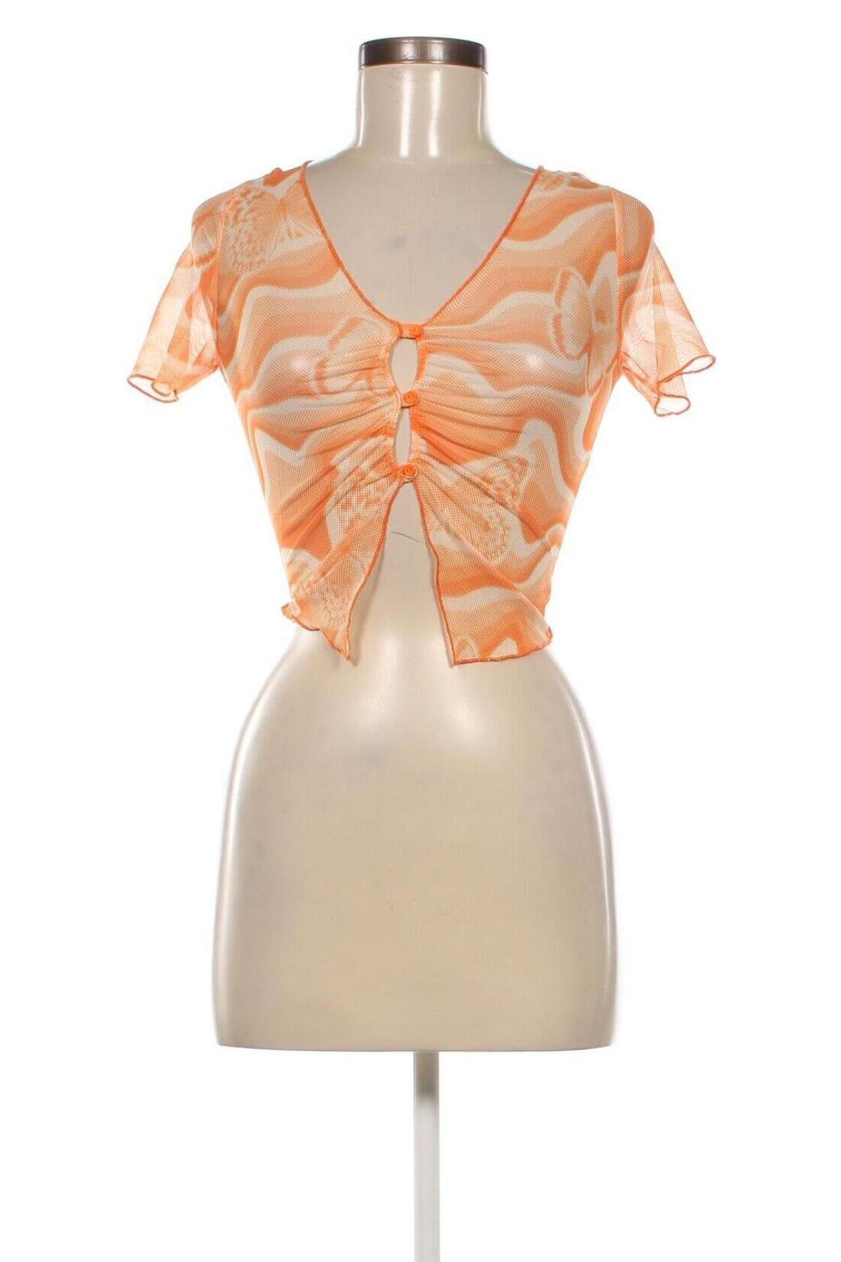 Γυναικεία μπλούζα Jennyfer, Μέγεθος XS, Χρώμα Πορτοκαλί, Τιμή 6,71 €