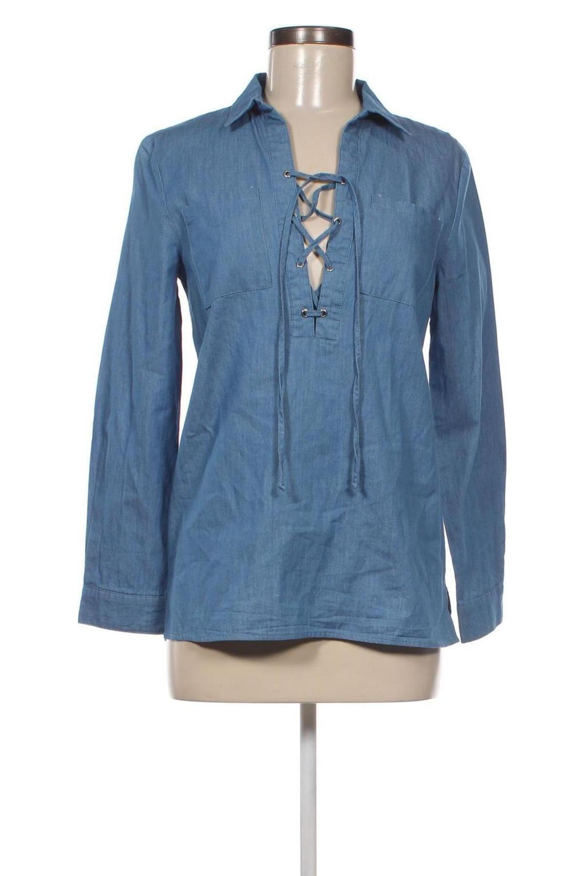 Γυναικεία μπλούζα Justfab, Μέγεθος S, Χρώμα Μπλέ, Τιμή 4,70 €