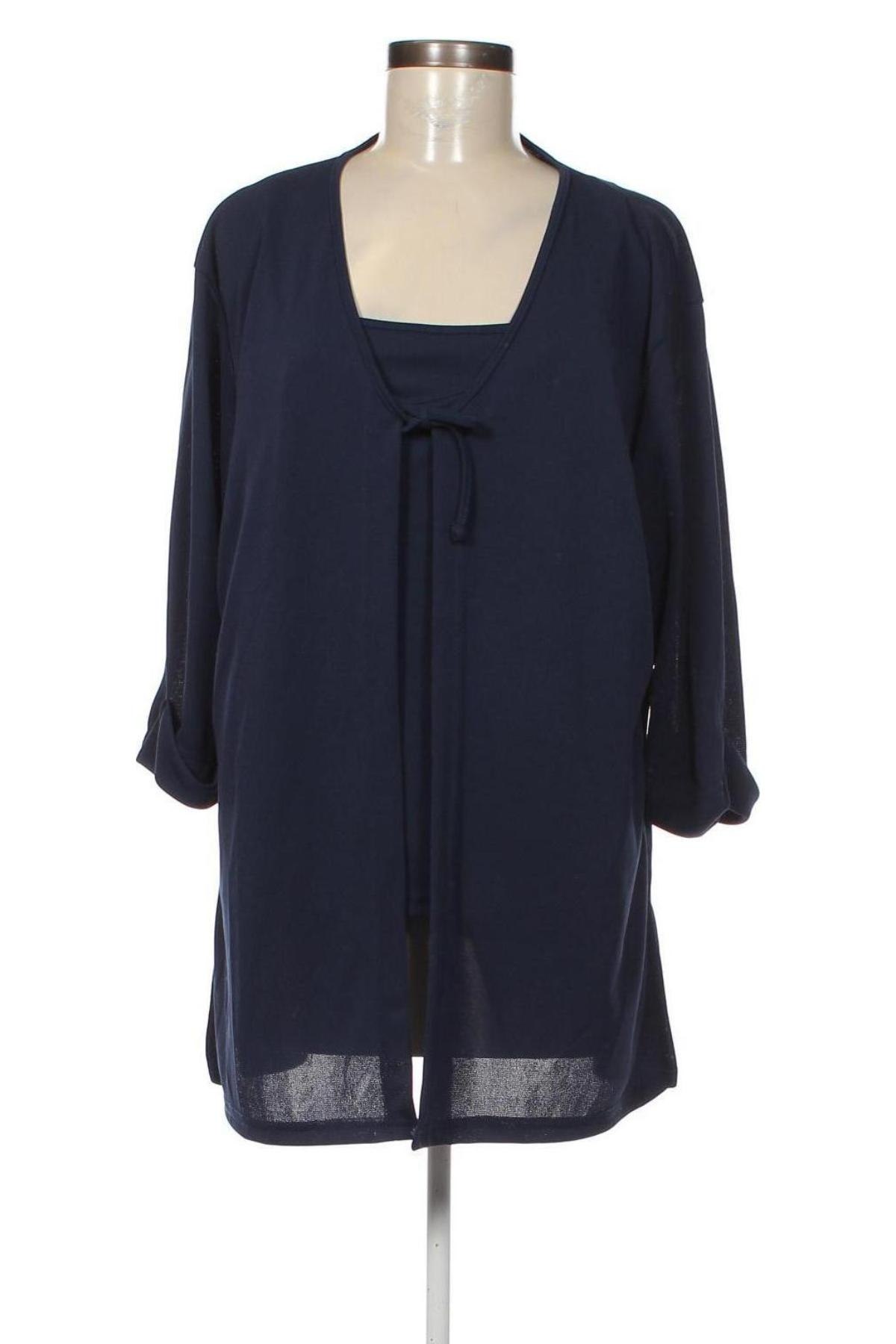 Γυναικεία μπλούζα Kombi, Μέγεθος L, Χρώμα Μπλέ, Τιμή 2,35 €