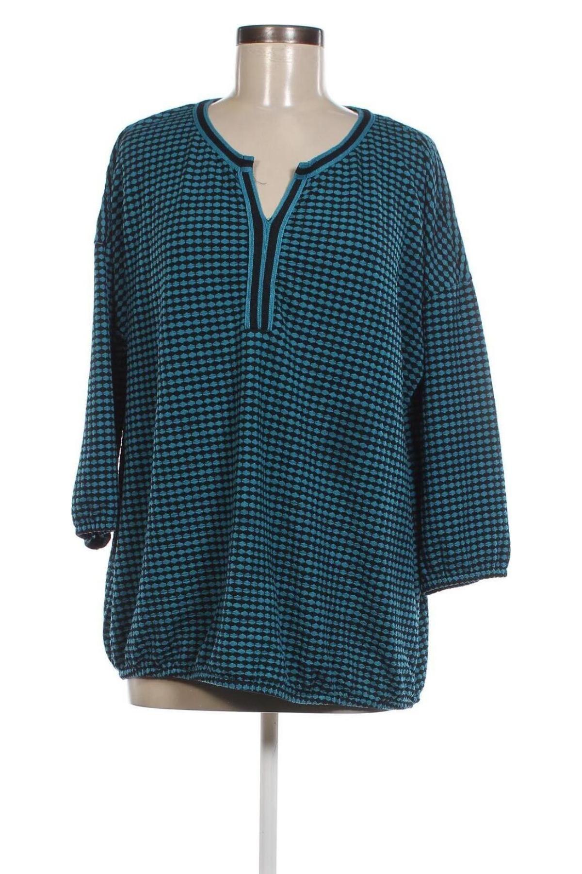 Γυναικεία μπλούζα Laura Torelli, Μέγεθος XL, Χρώμα Μπλέ, Τιμή 11,75 €