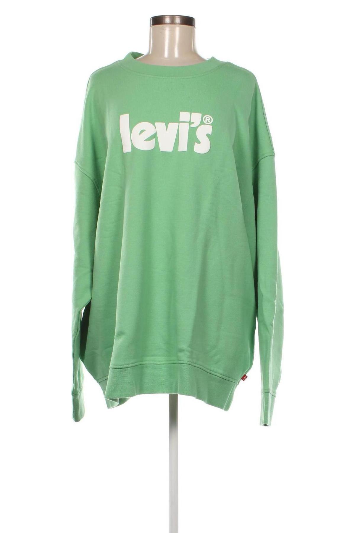 Γυναικεία μπλούζα Levi's, Μέγεθος 3XL, Χρώμα Πράσινο, Τιμή 40,08 €