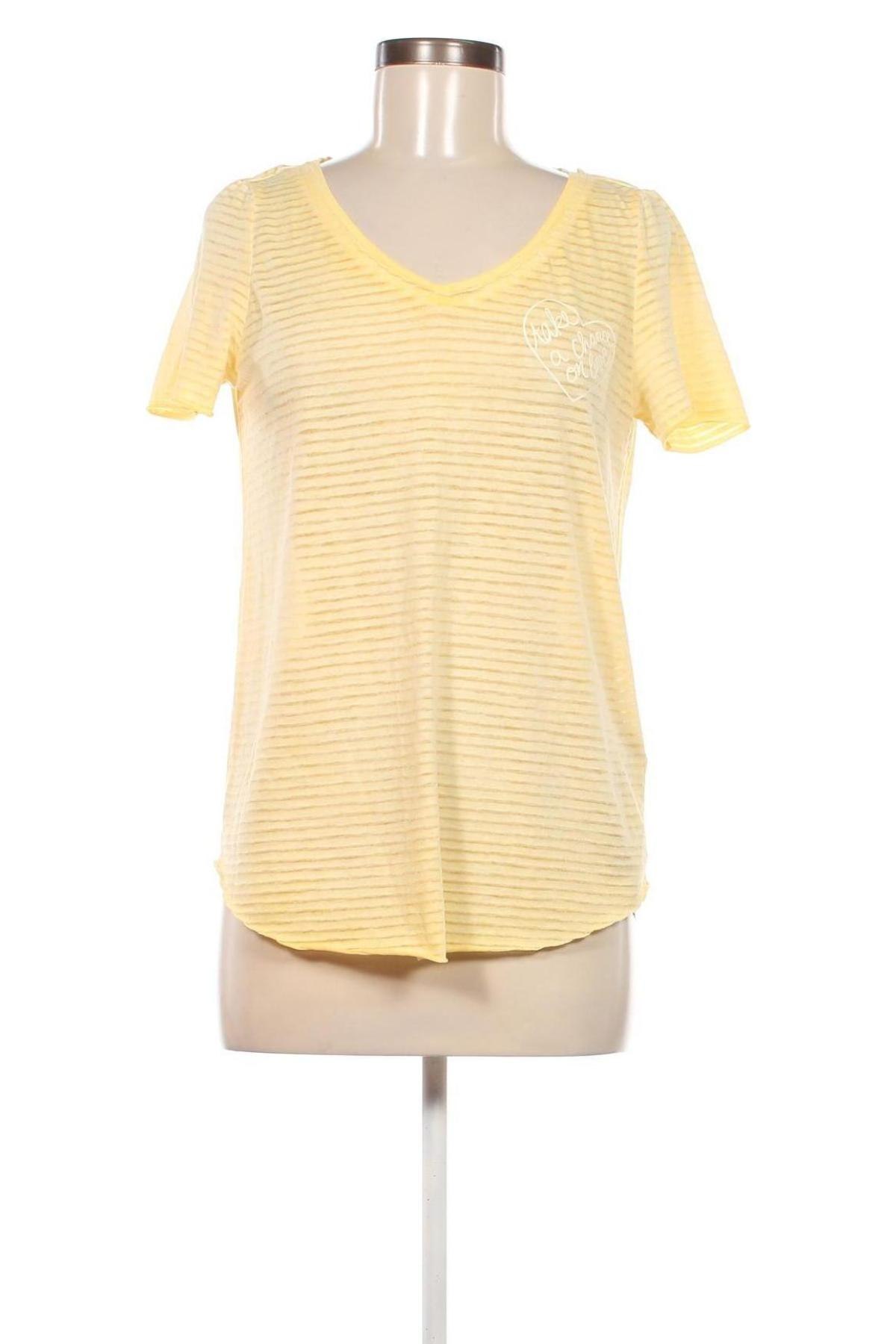 Γυναικεία μπλούζα Lieblingsstuck, Μέγεθος S, Χρώμα Κίτρινο, Τιμή 14,00 €