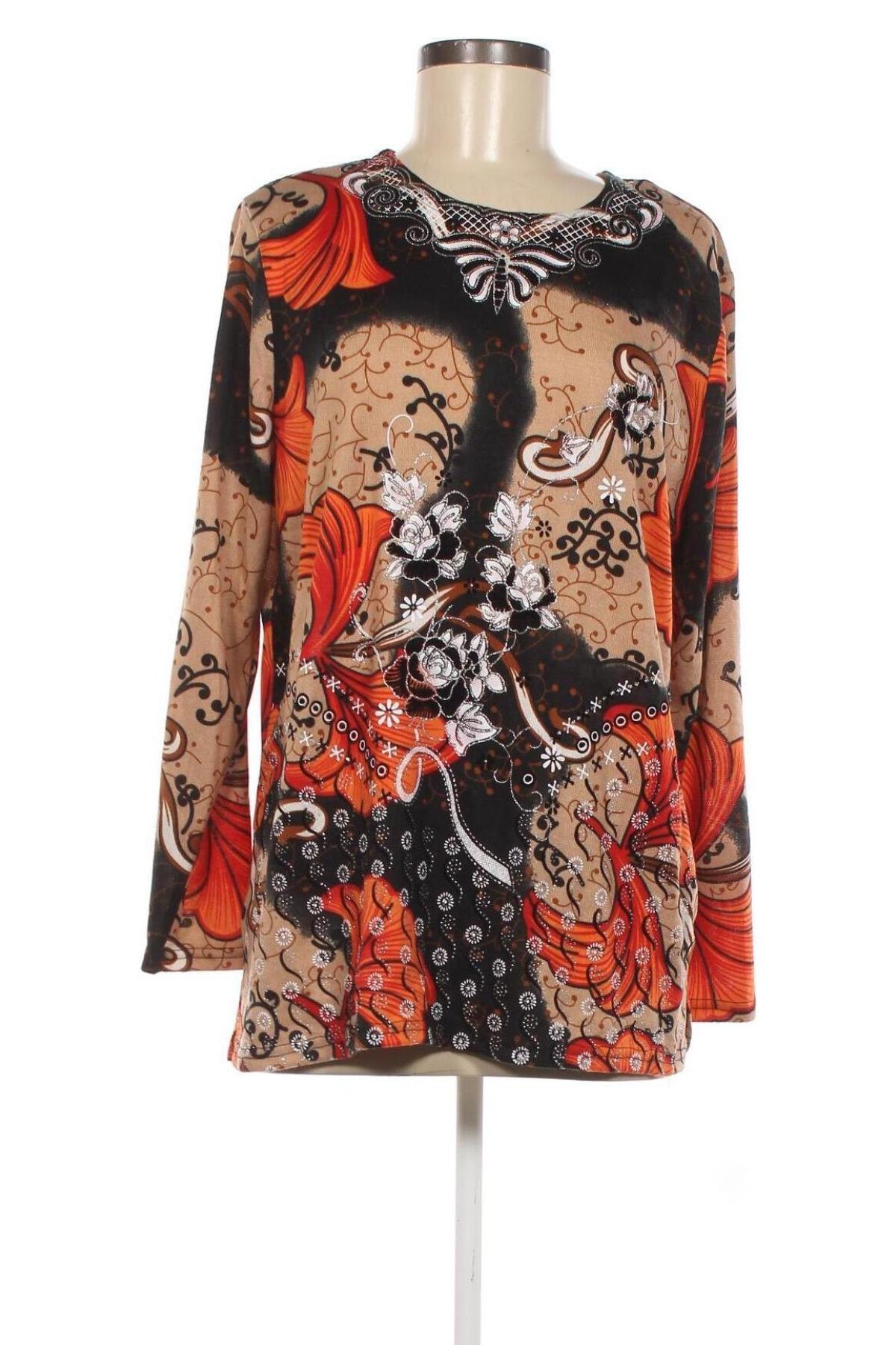 Дамска блуза Life Style, Размер XL, Цвят Многоцветен, Цена 17,67 лв.