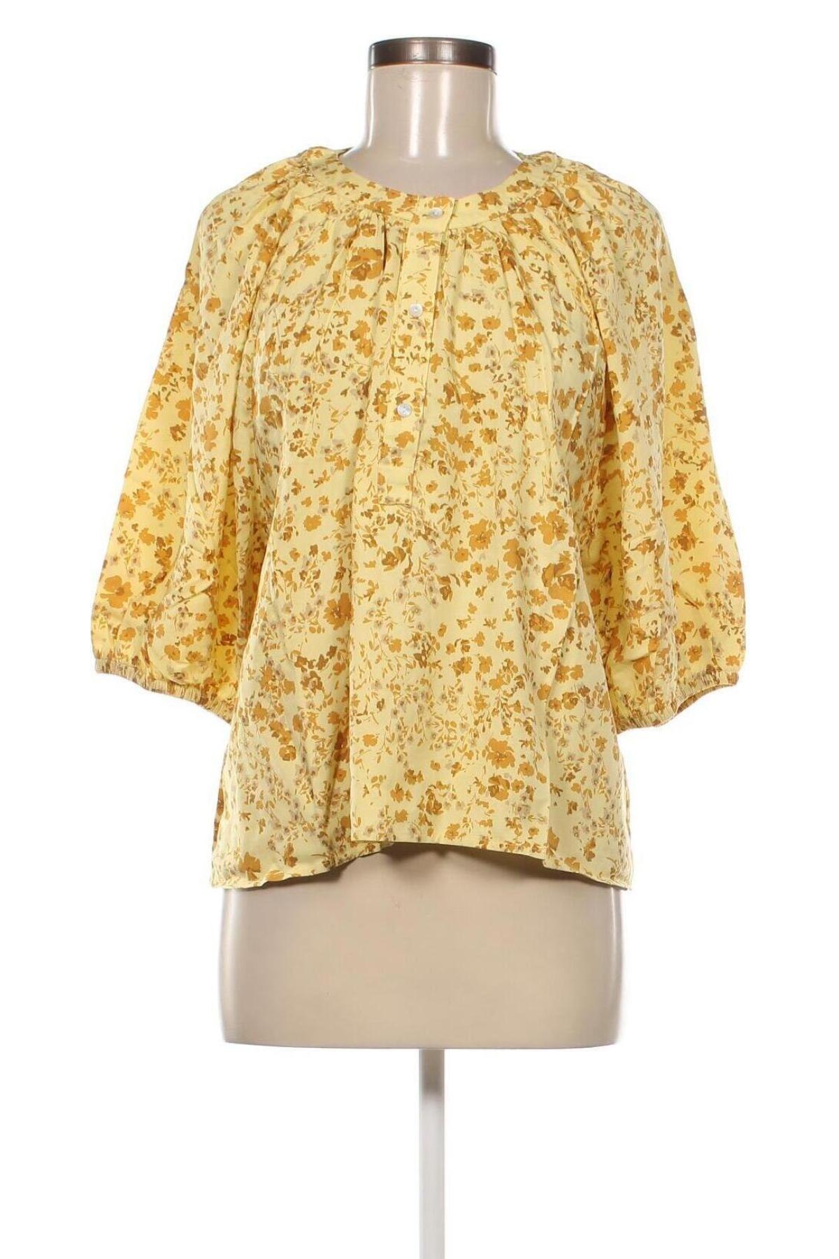 Дамска блуза Lindex, Размер M, Цвят Жълт, Цена 9,92 лв.