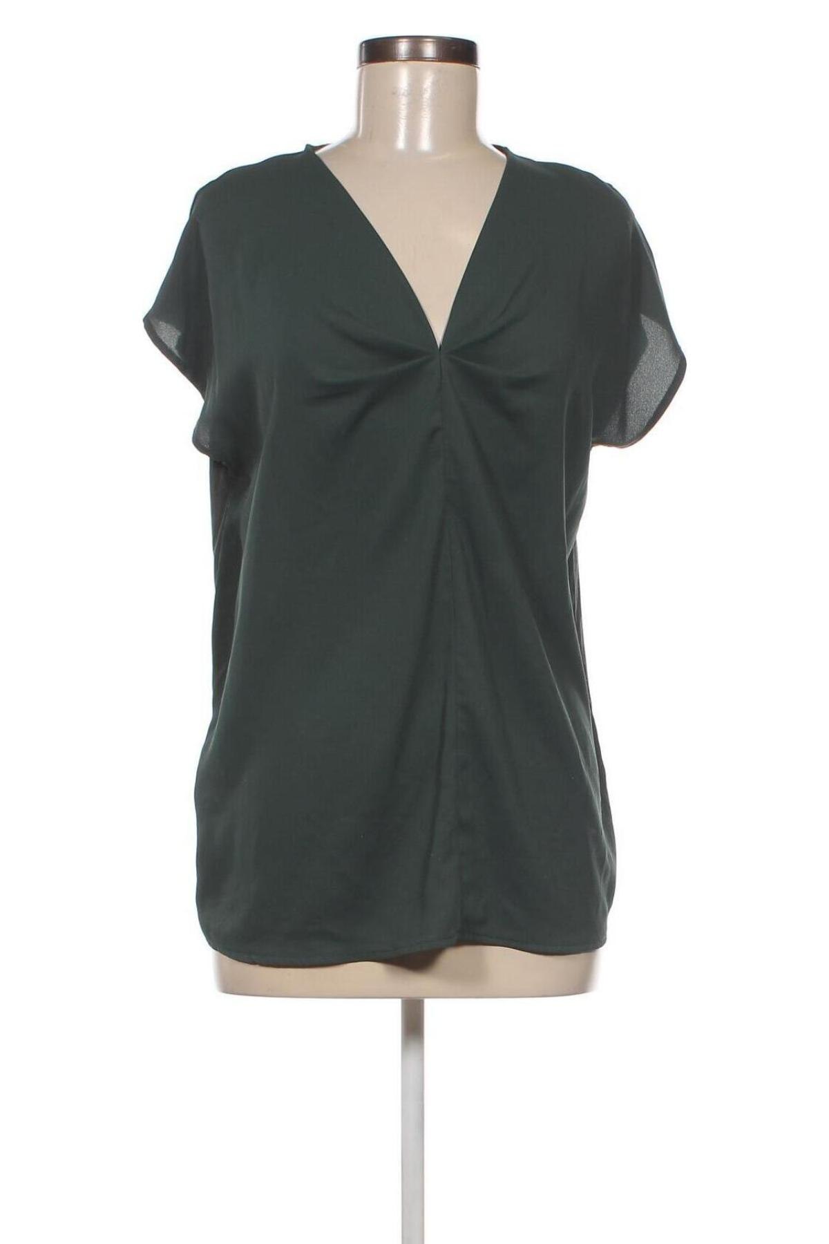 Дамска блуза Mango, Размер L, Цвят Зелен, Цена 27,37 лв.