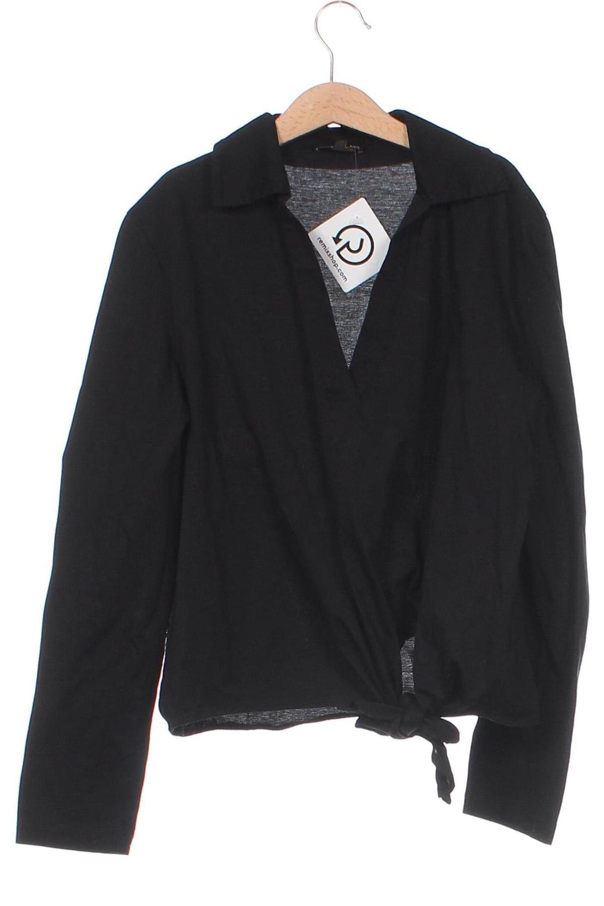 Γυναικεία μπλούζα Massimo Dutti, Μέγεθος XS, Χρώμα Μαύρο, Τιμή 24,46 €