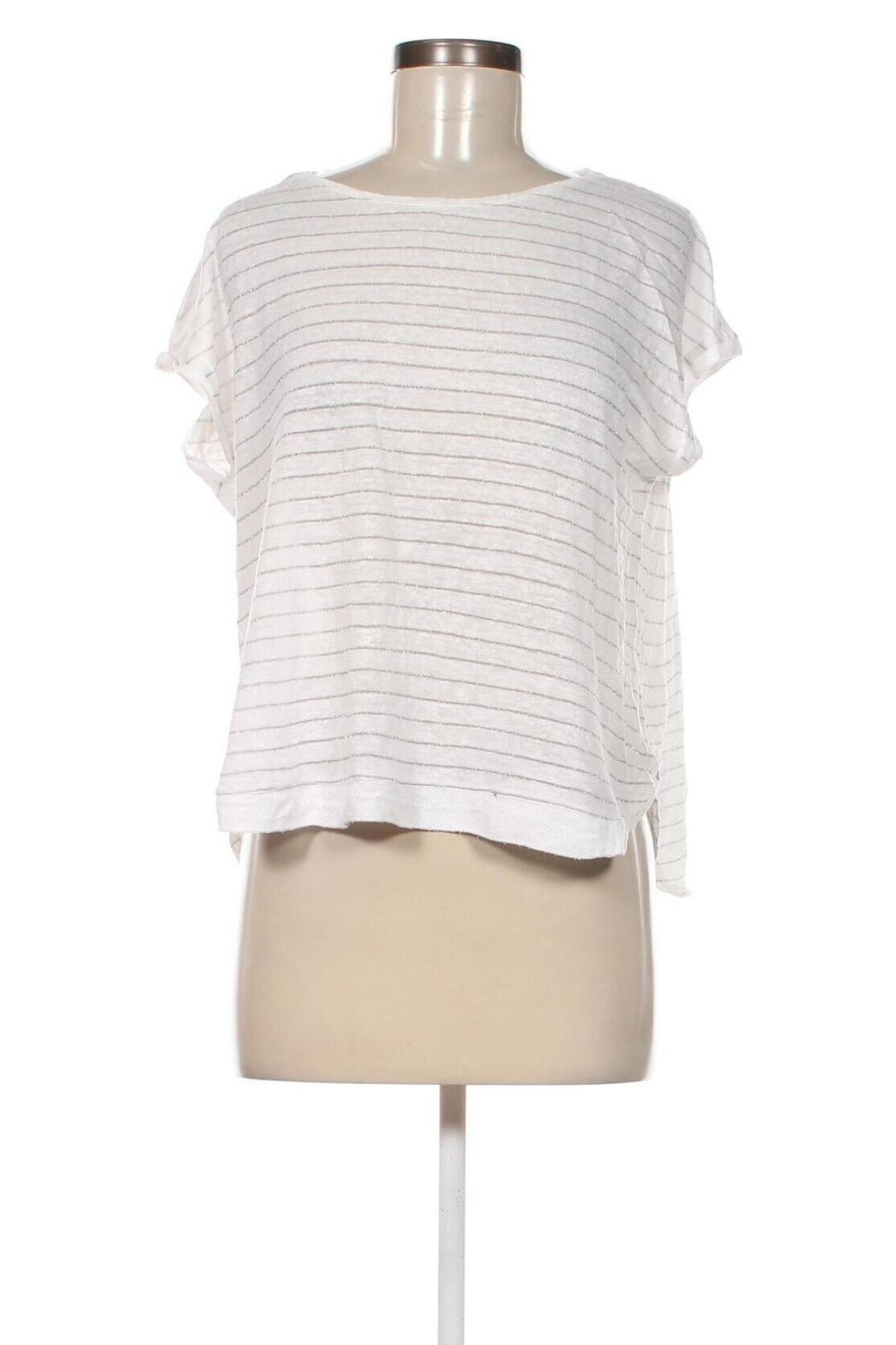 Дамска блуза Massimo Dutti, Размер L, Цвят Бял, Цена 48,00 лв.