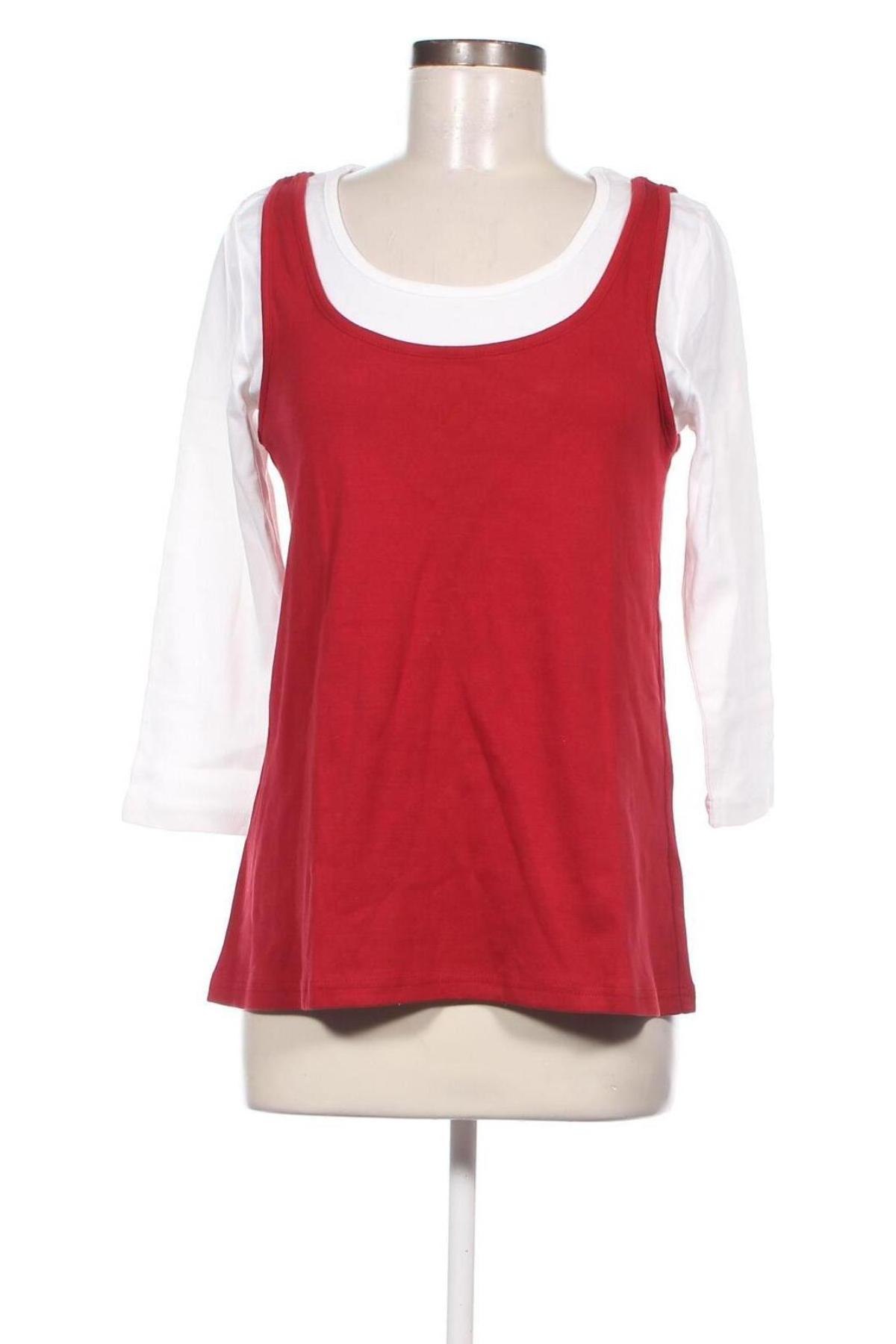 Damen Shirt Mia Linea, Größe M, Farbe Rot, Preis 9,48 €