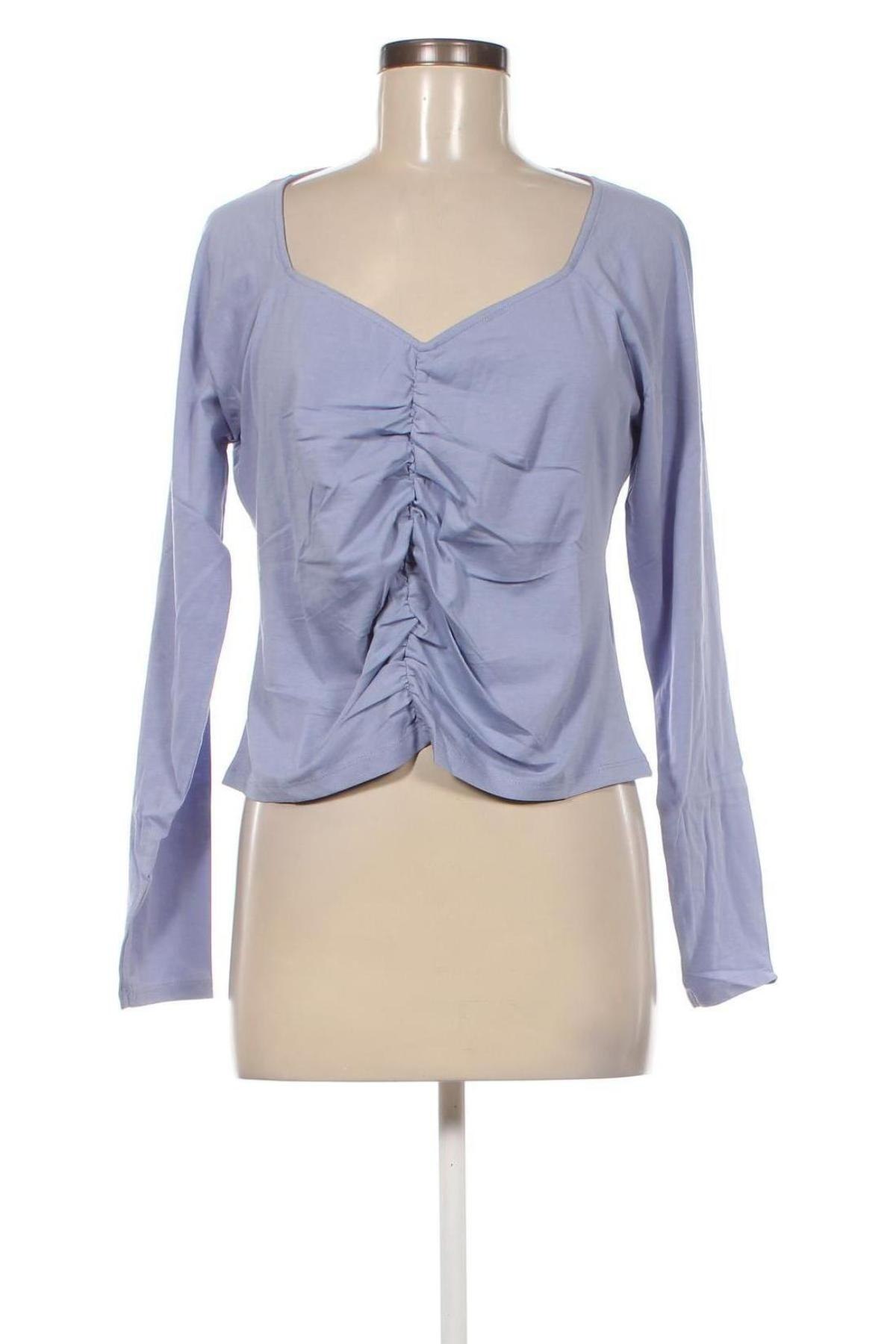 Дамска блуза Monki, Размер XL, Цвят Син, Цена 15,08 лв.