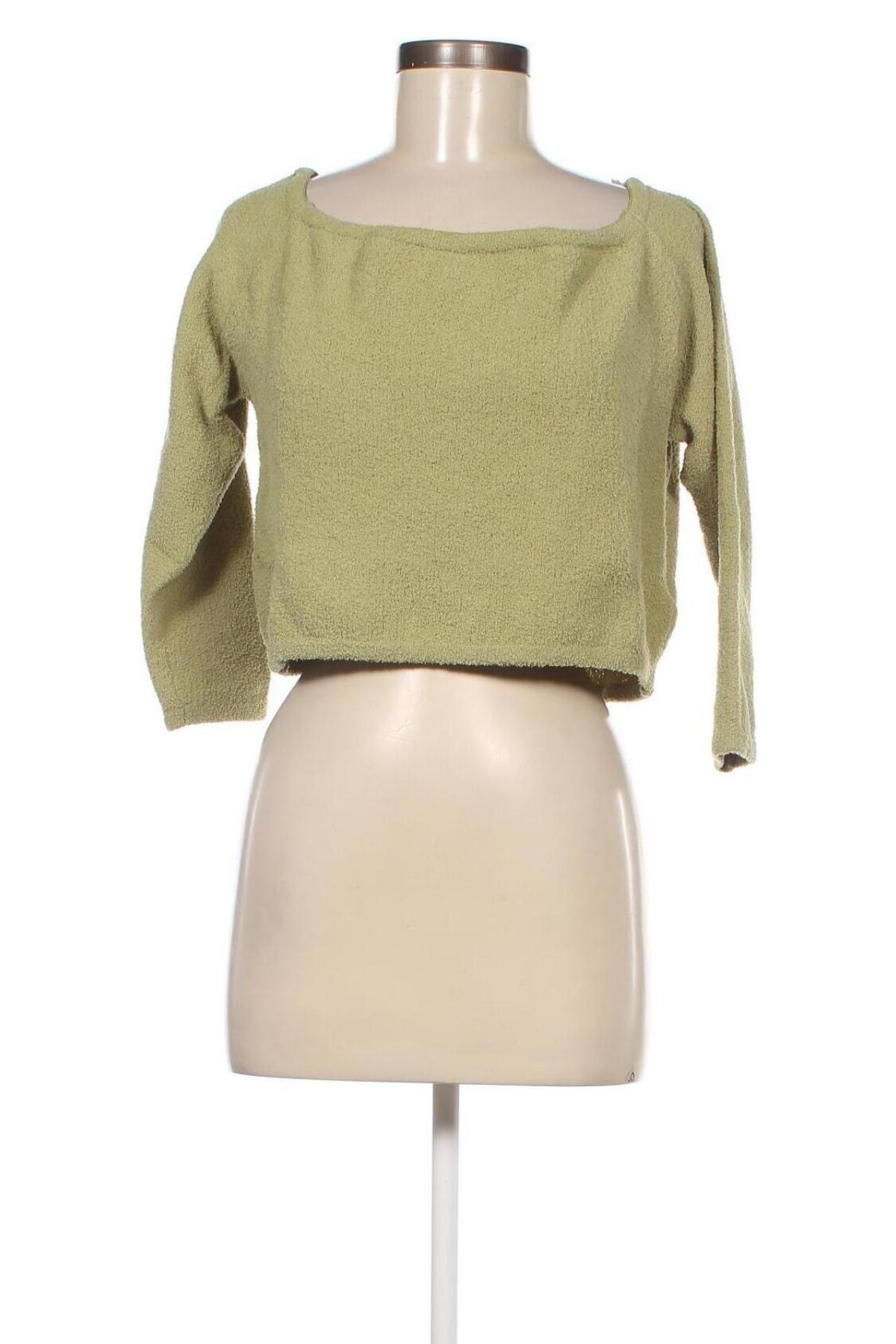 Γυναικεία μπλούζα Monki, Μέγεθος XL, Χρώμα Πράσινο, Τιμή 2,24 €