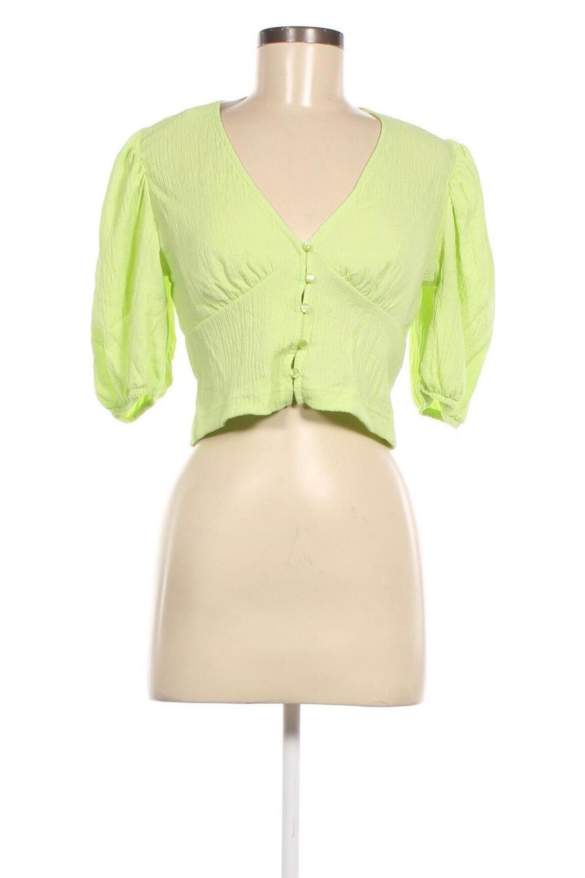 Γυναικεία μπλούζα Monki, Μέγεθος M, Χρώμα Πράσινο, Τιμή 6,31 €