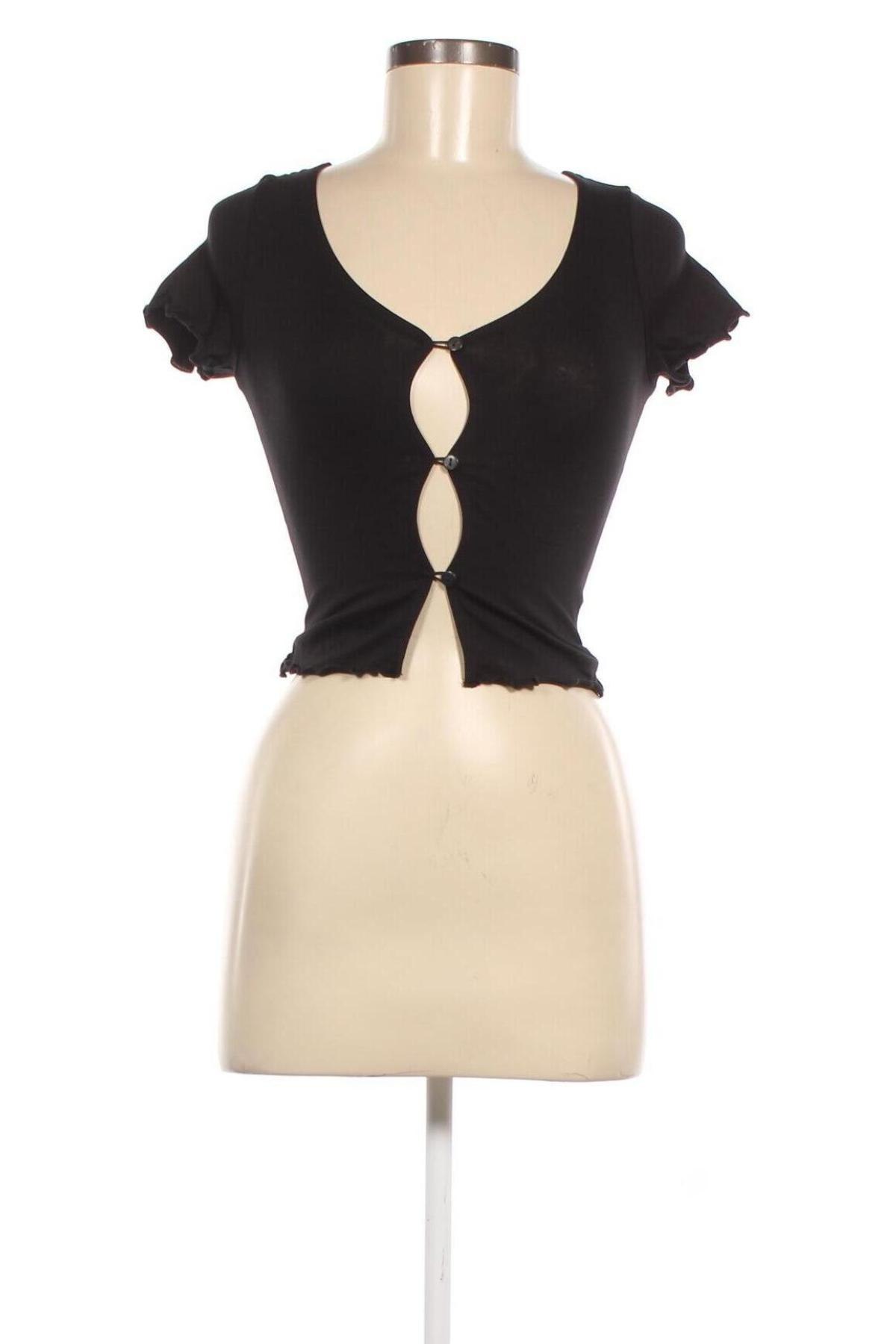 Γυναικεία μπλούζα Monki, Μέγεθος XXS, Χρώμα Μαύρο, Τιμή 2,10 €