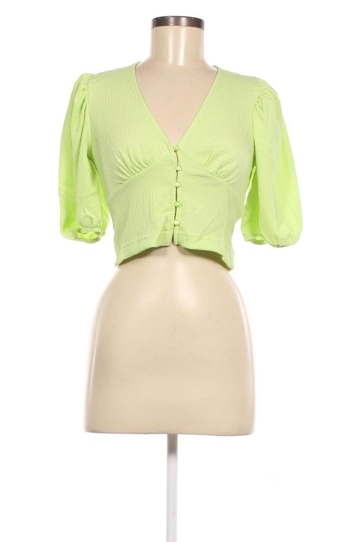 Γυναικεία μπλούζα Monki, Μέγεθος S, Χρώμα Πράσινο, Τιμή 6,31 €