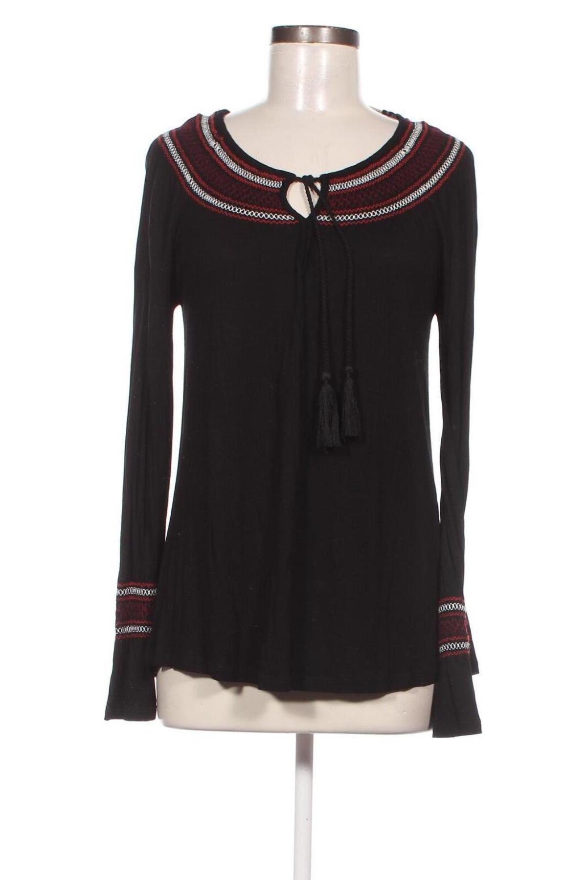 Γυναικεία μπλούζα Motivi, Μέγεθος M, Χρώμα Μαύρο, Τιμή 21,98 €