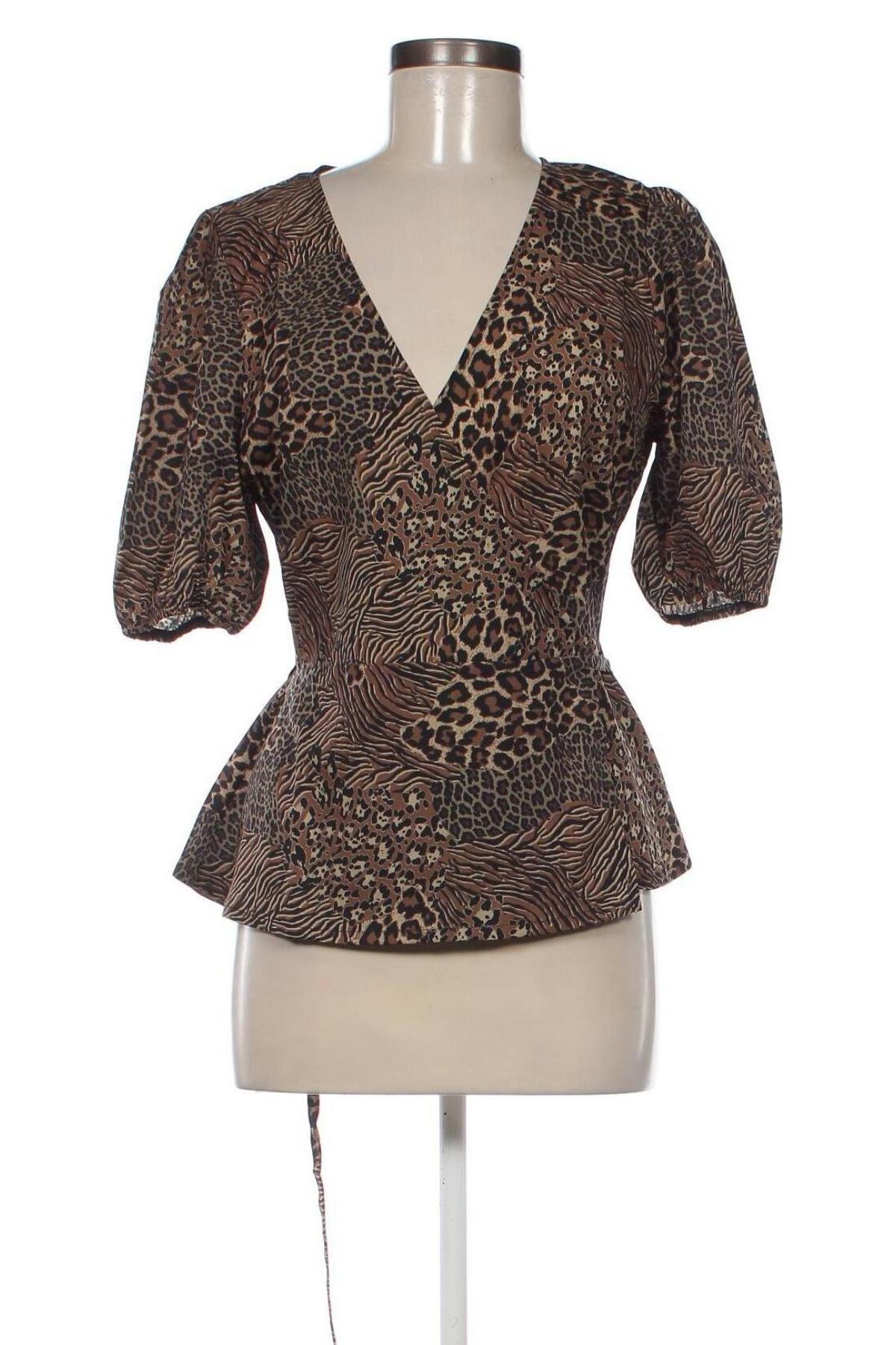 Дамска блуза NA-KD, Размер M, Цвят Многоцветен, Цена 10,01 лв.