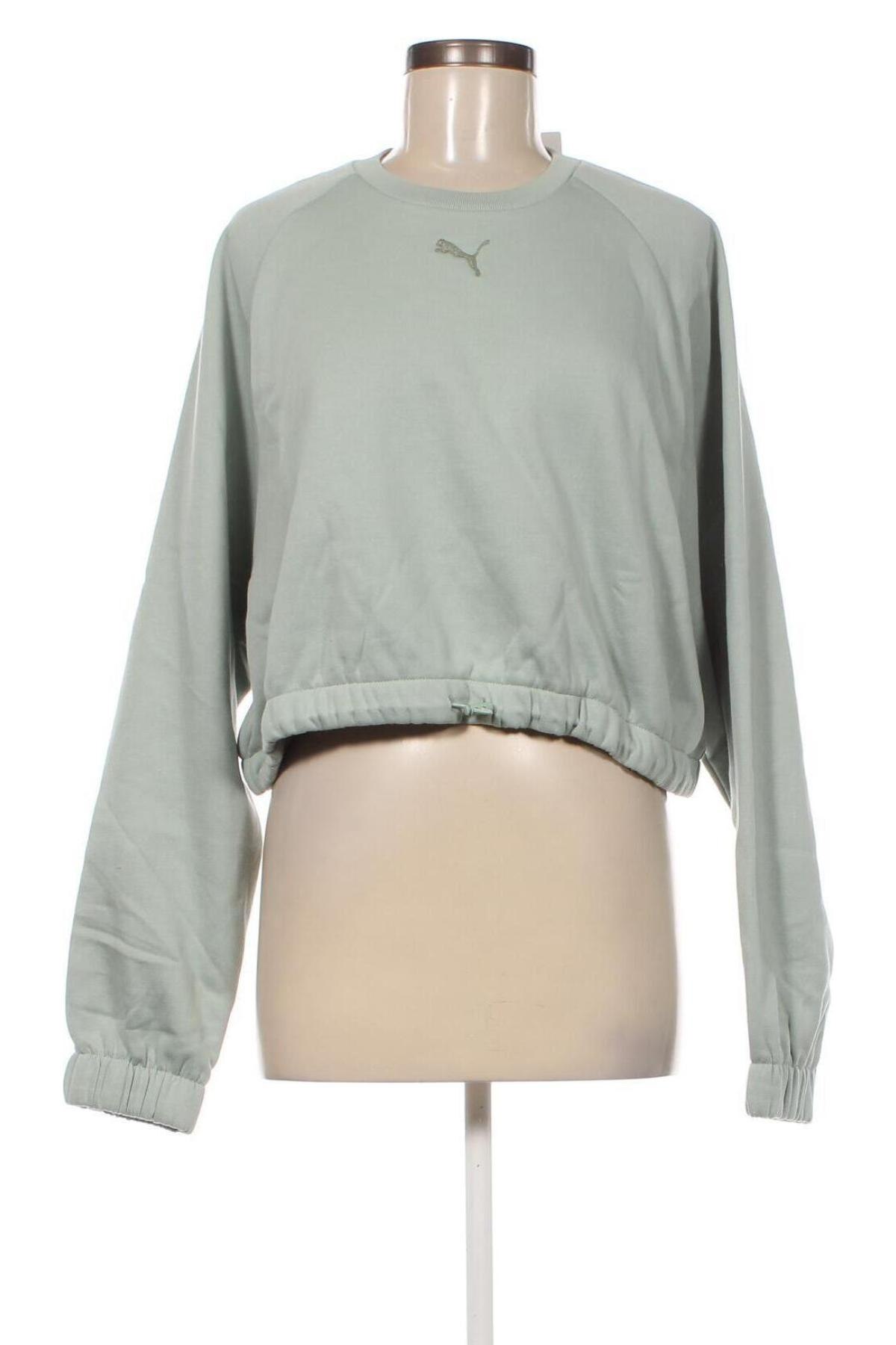 Дамска блуза PUMA, Размер XL, Цвят Зелен, Цена 77,00 лв.