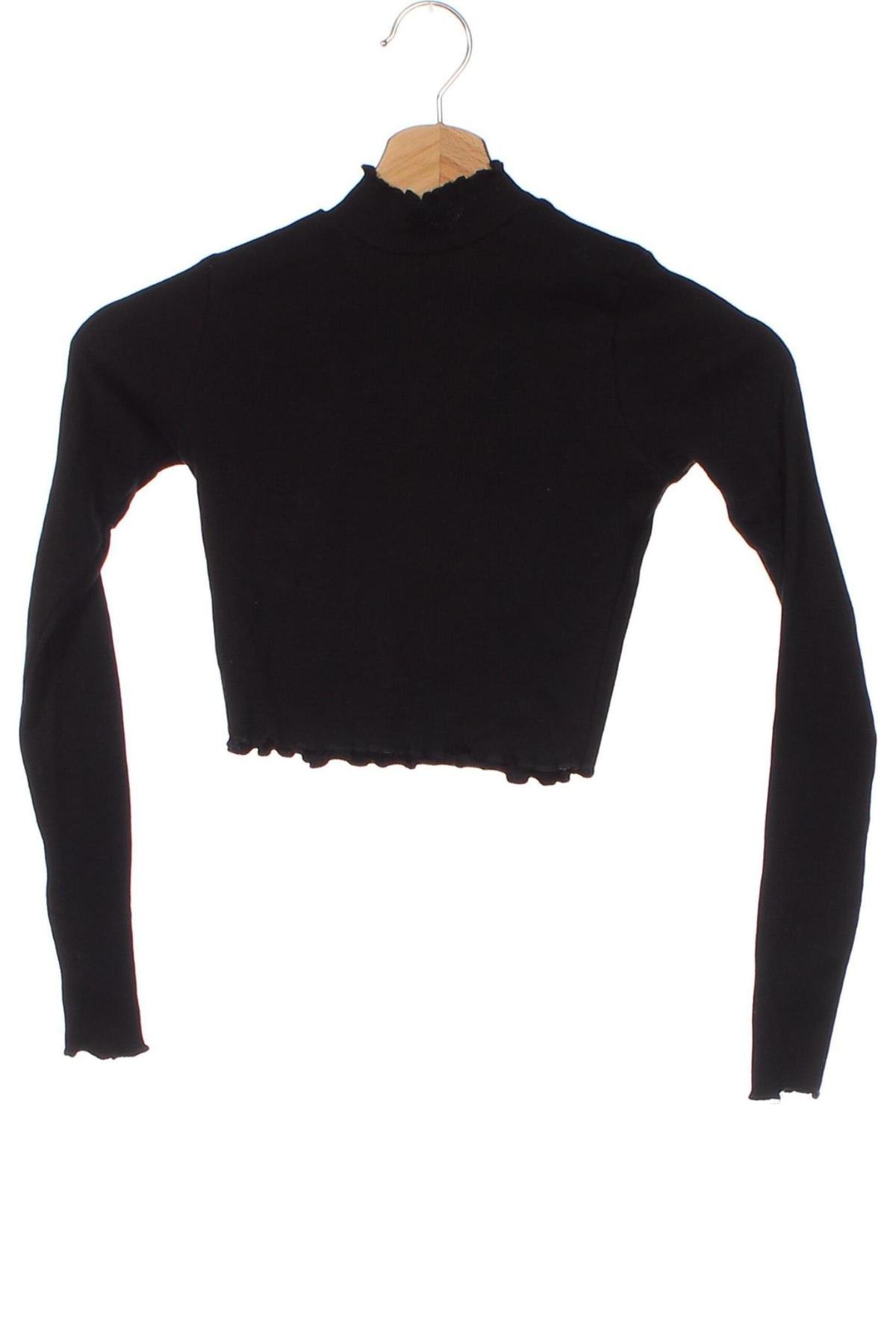 Γυναικεία μπλούζα Pull&Bear, Μέγεθος XS, Χρώμα Μαύρο, Τιμή 10,00 €