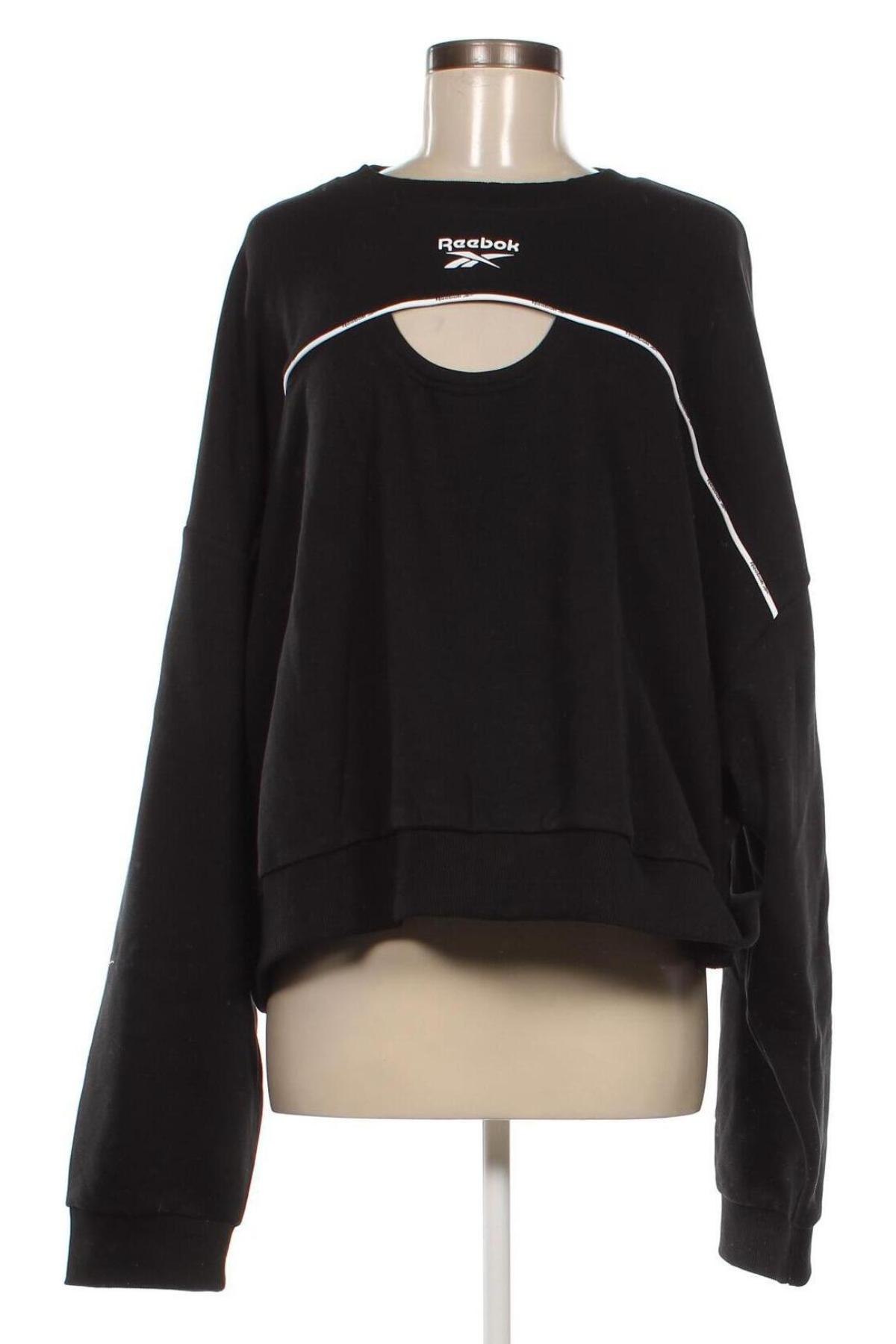 Дамска блуза Reebok, Размер 4XL, Цвят Черен, Цена 11,55 лв.
