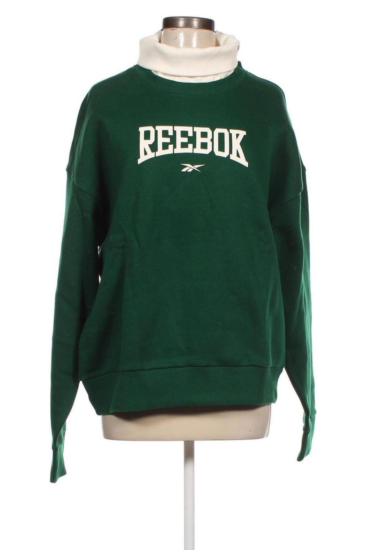Γυναικεία μπλούζα Reebok, Μέγεθος L, Χρώμα Πράσινο, Τιμή 39,69 €