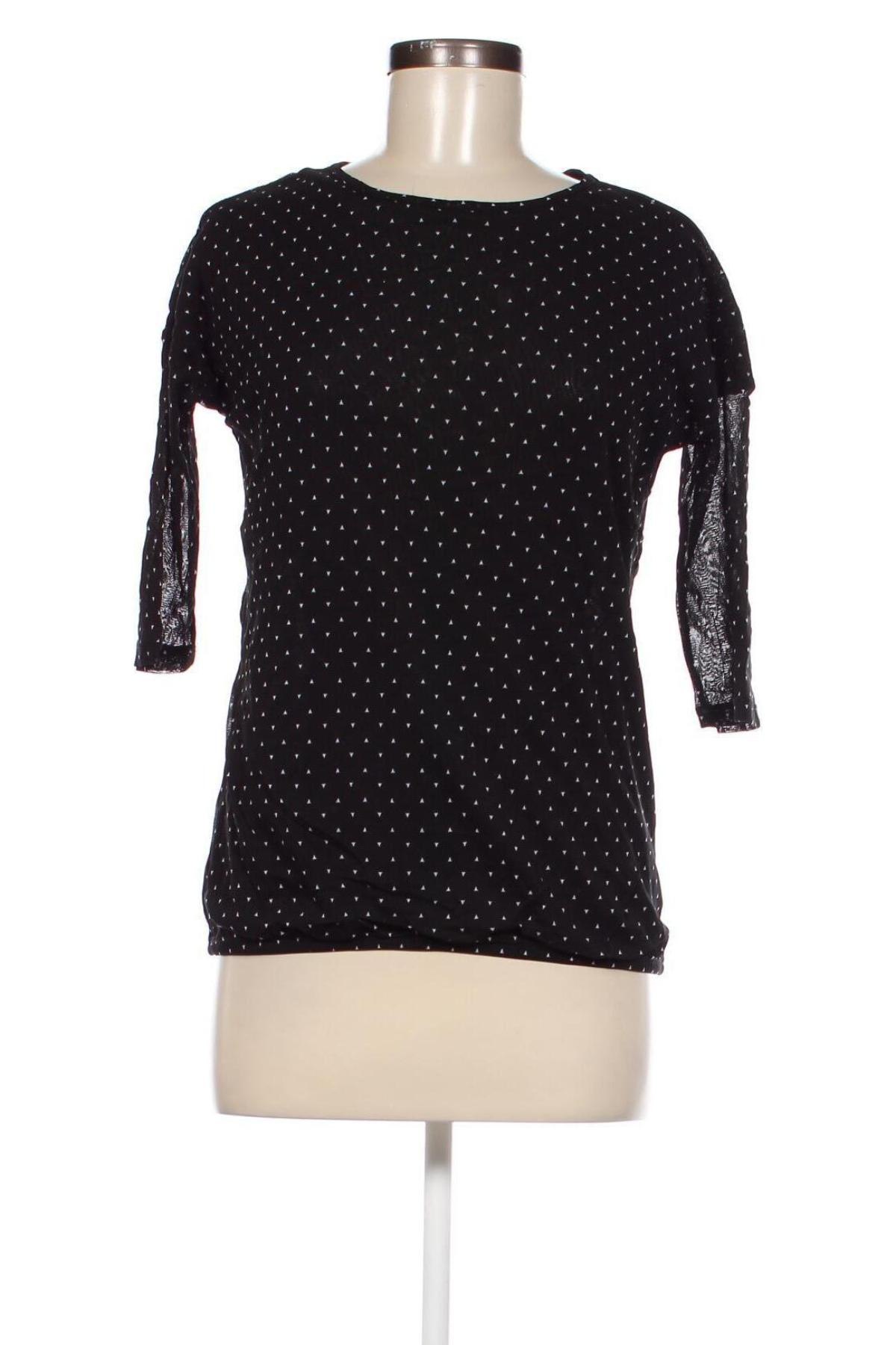 Γυναικεία μπλούζα S.Oliver, Μέγεθος S, Χρώμα Μαύρο, Τιμή 5,26 €