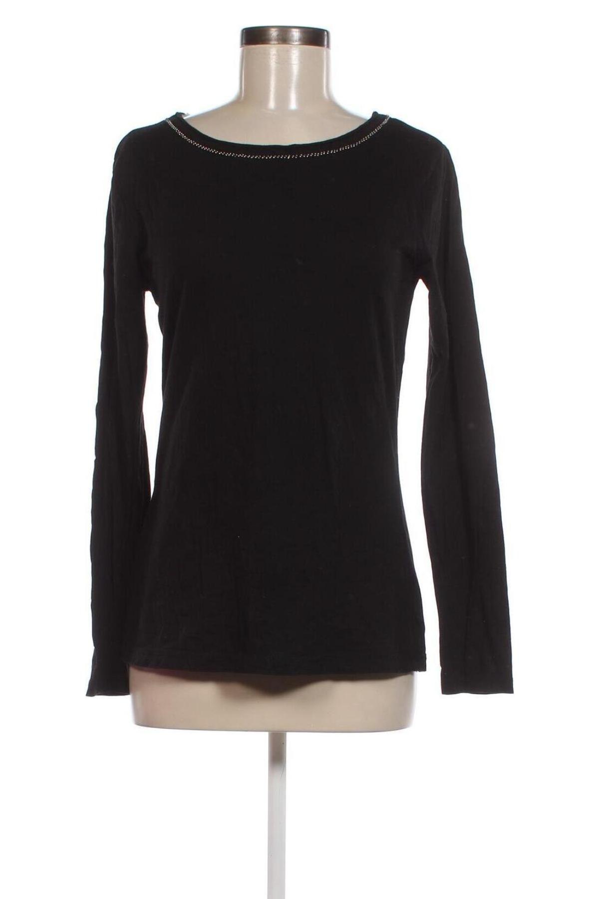 Γυναικεία μπλούζα S.Oliver, Μέγεθος M, Χρώμα Μαύρο, Τιμή 21,03 €