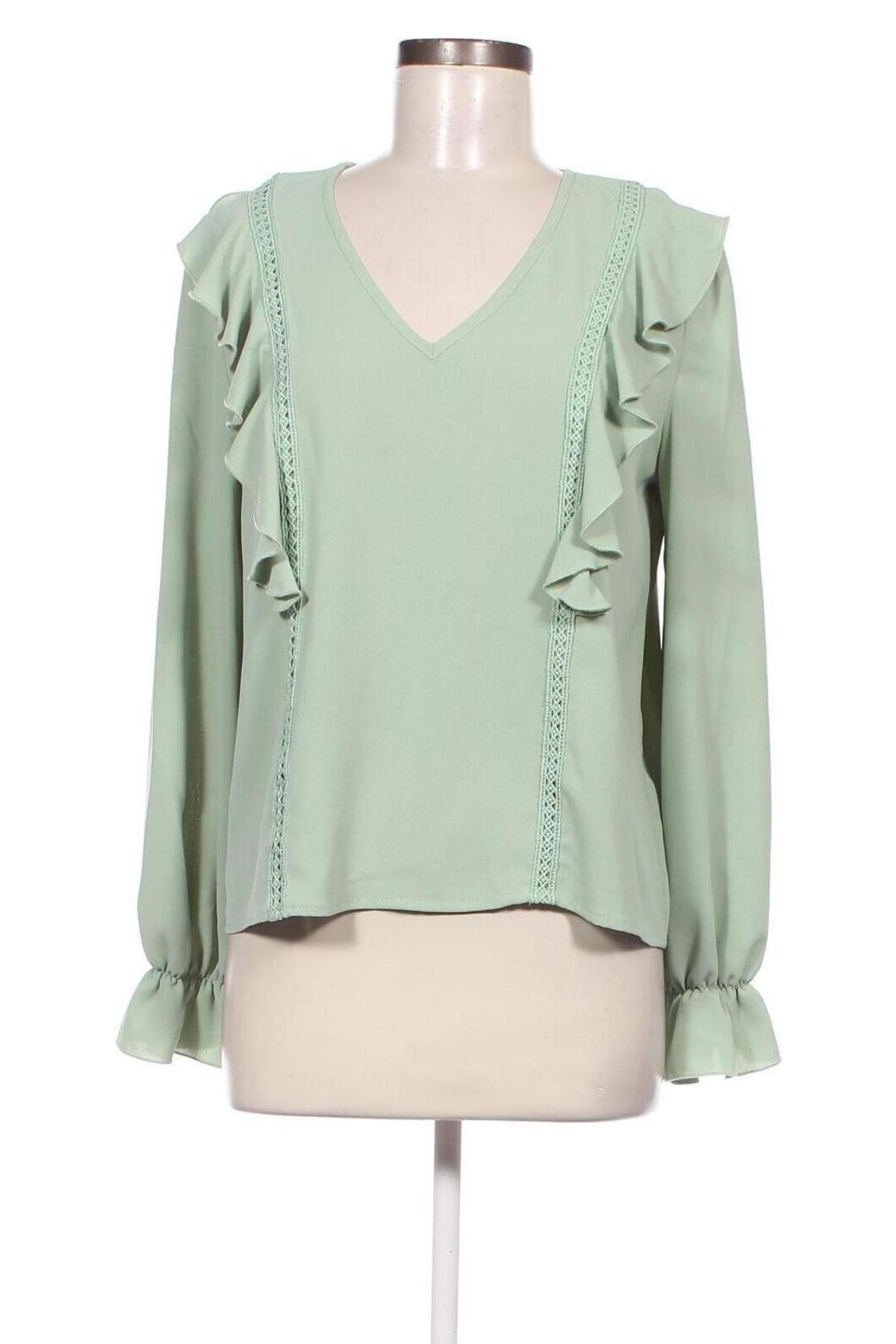 Γυναικεία μπλούζα SHEIN, Μέγεθος S, Χρώμα Πράσινο, Τιμή 4,71 €