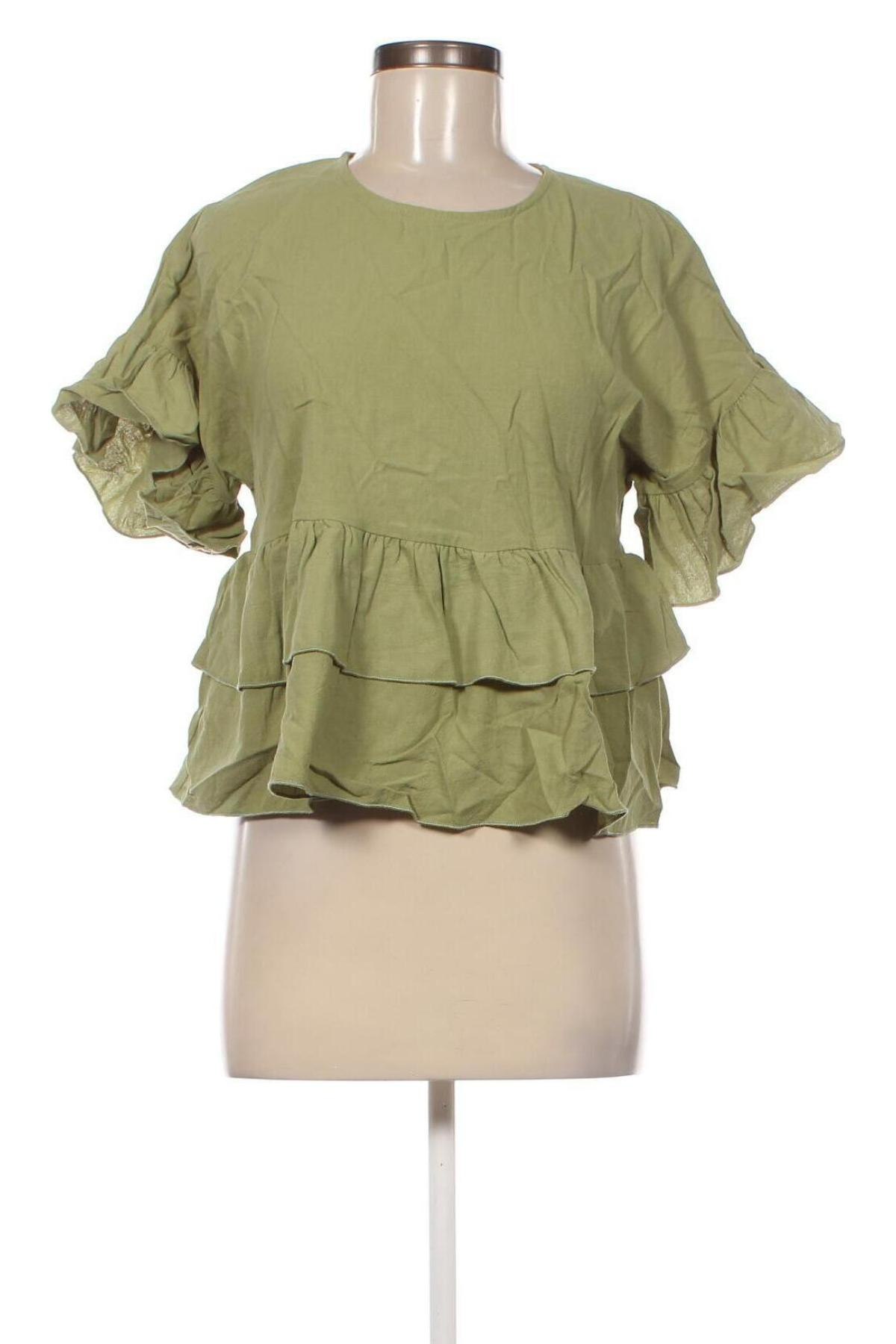 Γυναικεία μπλούζα SHEIN, Μέγεθος S, Χρώμα Πράσινο, Τιμή 5,11 €