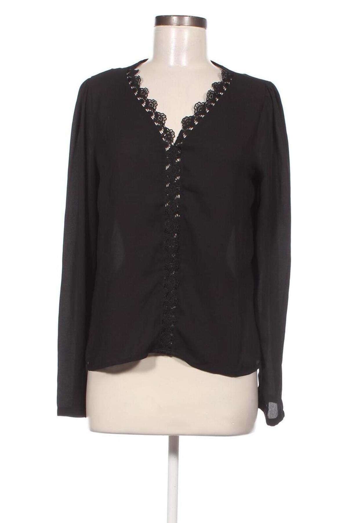 Дамска блуза SHEIN, Размер M, Цвят Черен, Цена 7,03 лв.